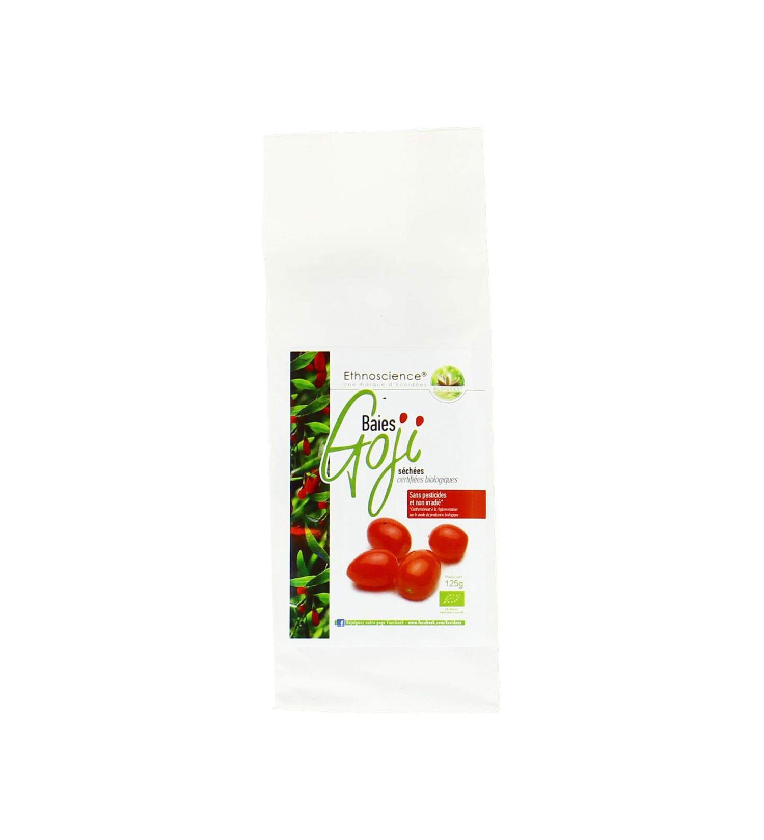 ETHNOSCIENCE Goji Berries 125G Organic - - Buy Online on GoSupps.com