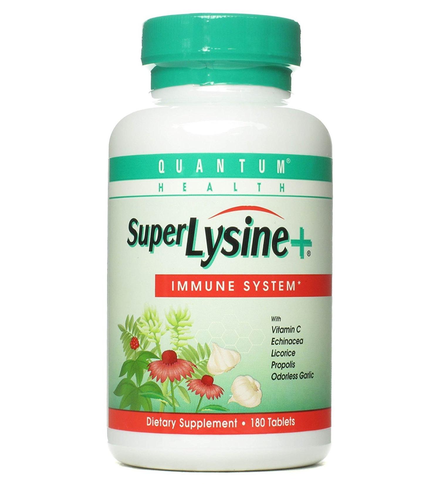 Quantum Amino Acid Super Lysine Plus Tablet - 180 Tablets per Pack - 3 per case.