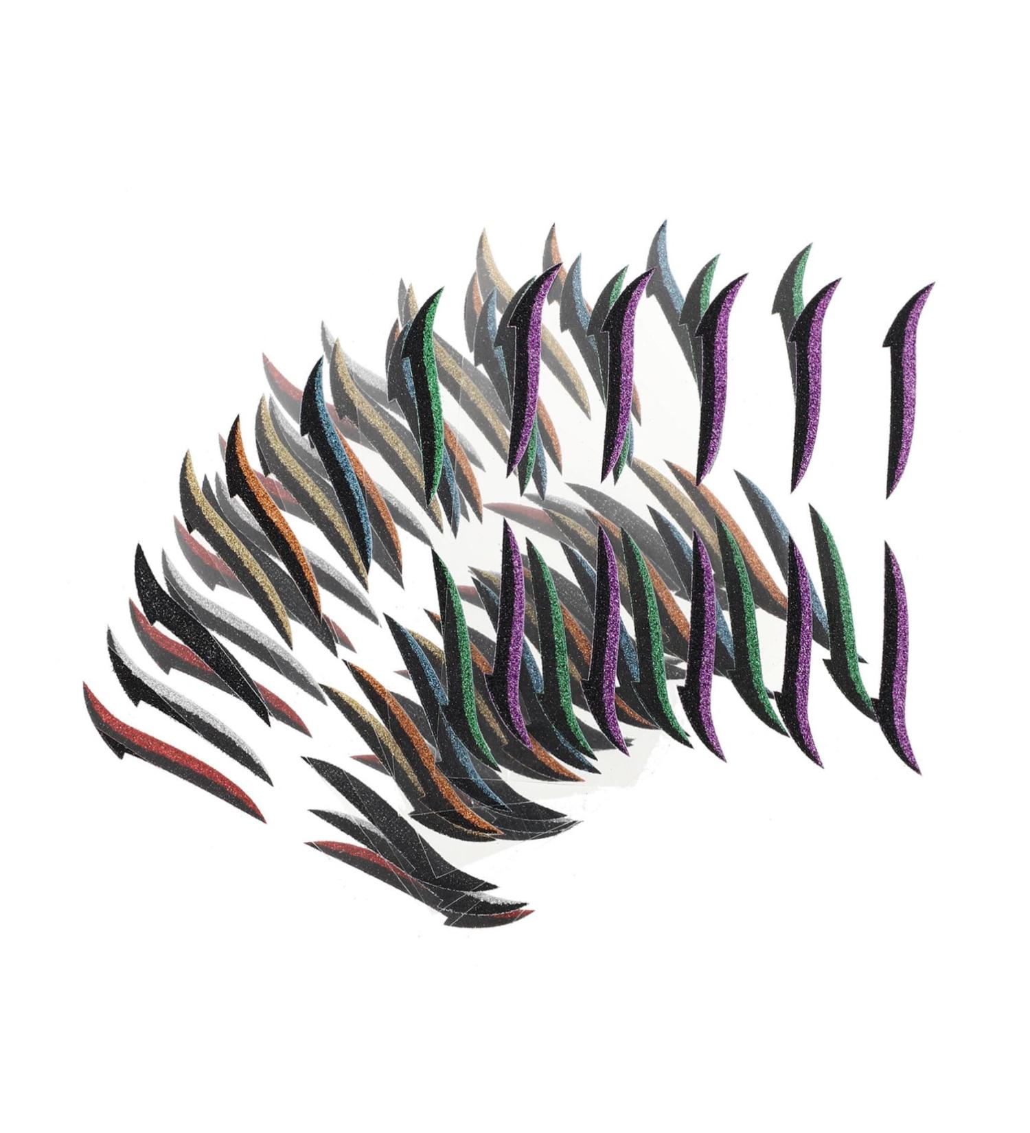  POPETPOP POPETPOP 120 Pairs Invisible Eyeliner Strips Eyeliner Stickers Double Eyelid Tapes Eye Sticker Lightning Bolt Sticker - Buy Online on GoSupps.com