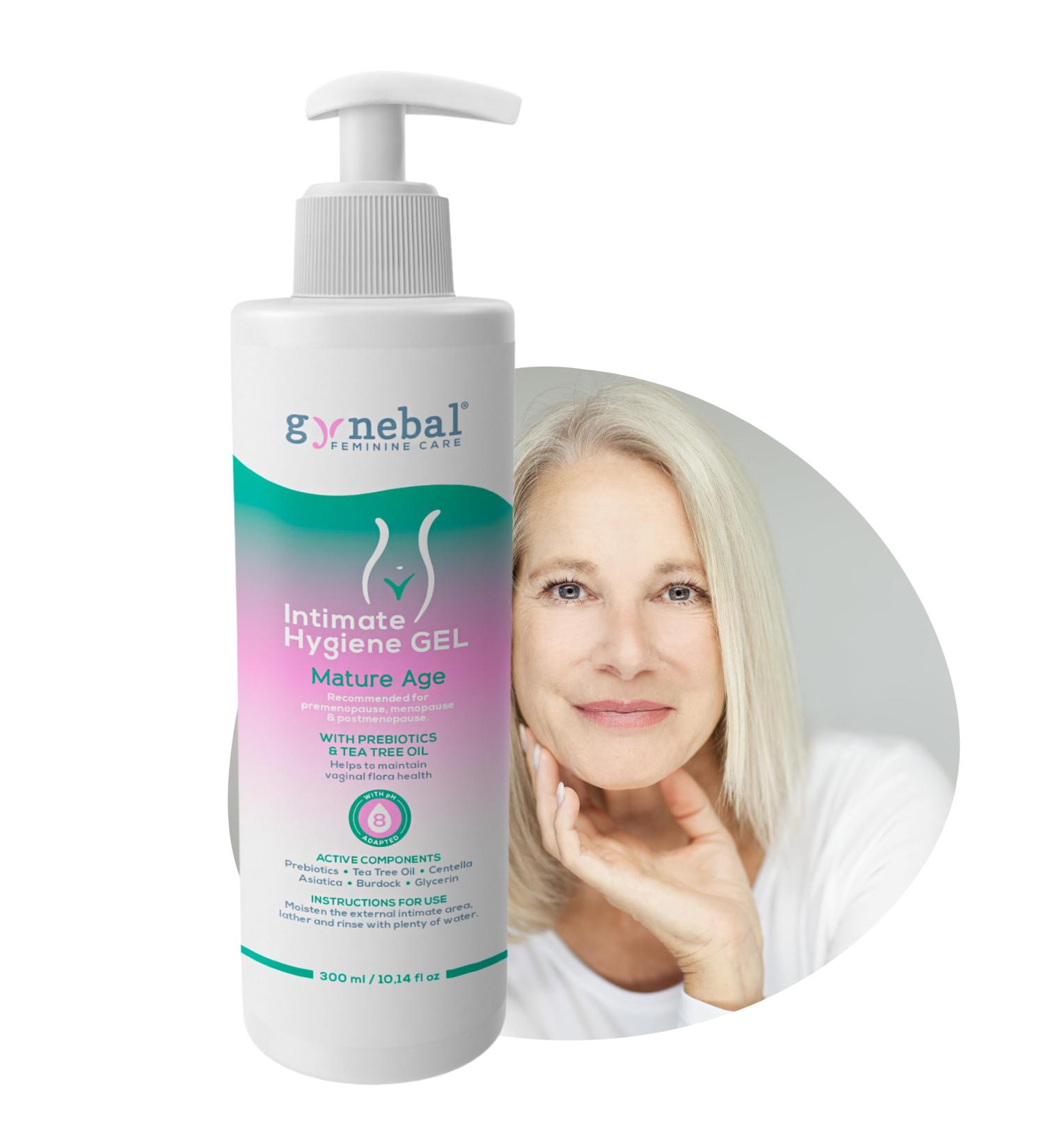 300 ml Prebiotic Intimate Wash for Women | pH 8 Care Gel for Menopause | Soothing Tea Tree Oil Soap - No Fragrance - Buy Online on GoSupps.com