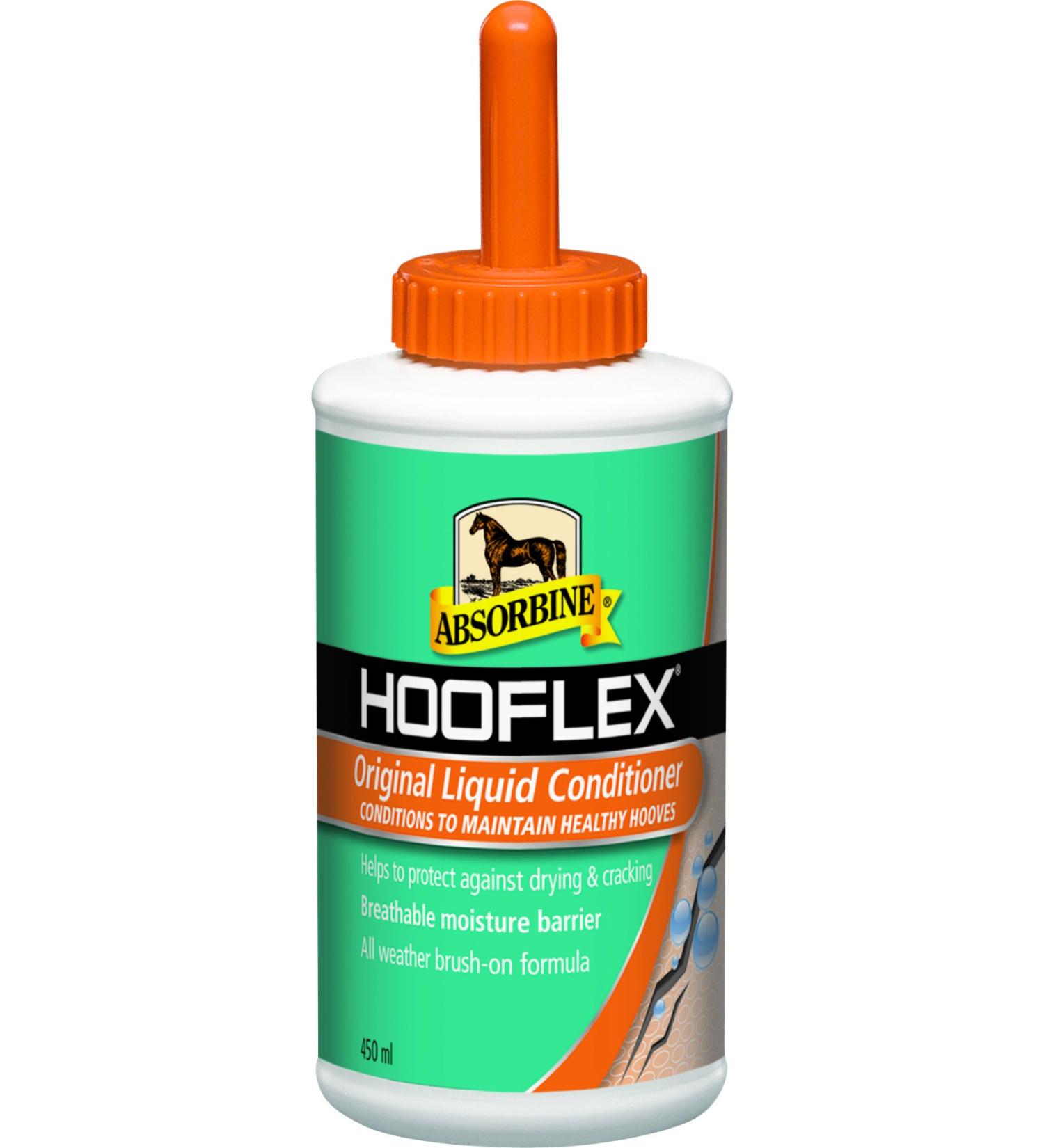 Absorbine Absorbine Hooflex Liquid With Brush Hoof Oil 443 ml Clear