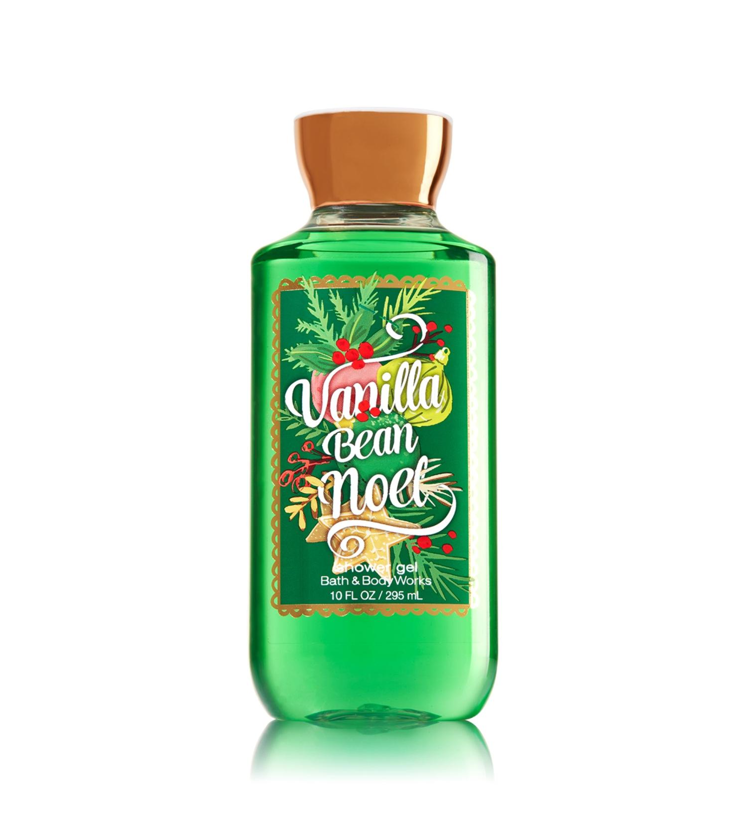 Bath and Body Works New 2016 Holiday Traditions Collection Vanilla Bean Noel Shower Gel 10 Oz