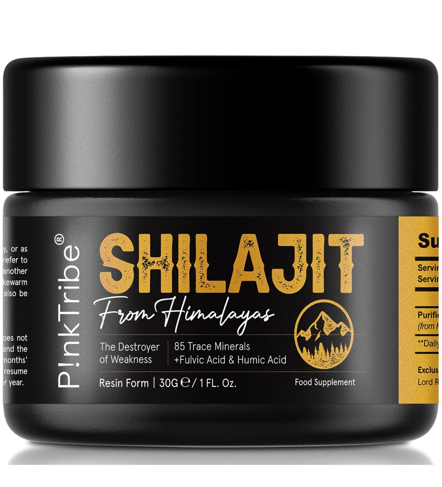 Original Himalayan Shilajit Resin 30g - Gold Grade, 100% Pure Fulvic & Humic Acid Minerals - Immune System & Vitality Booster - Vegan-Friendly - Pack of 1 - Buy Online on GoSupps.com
