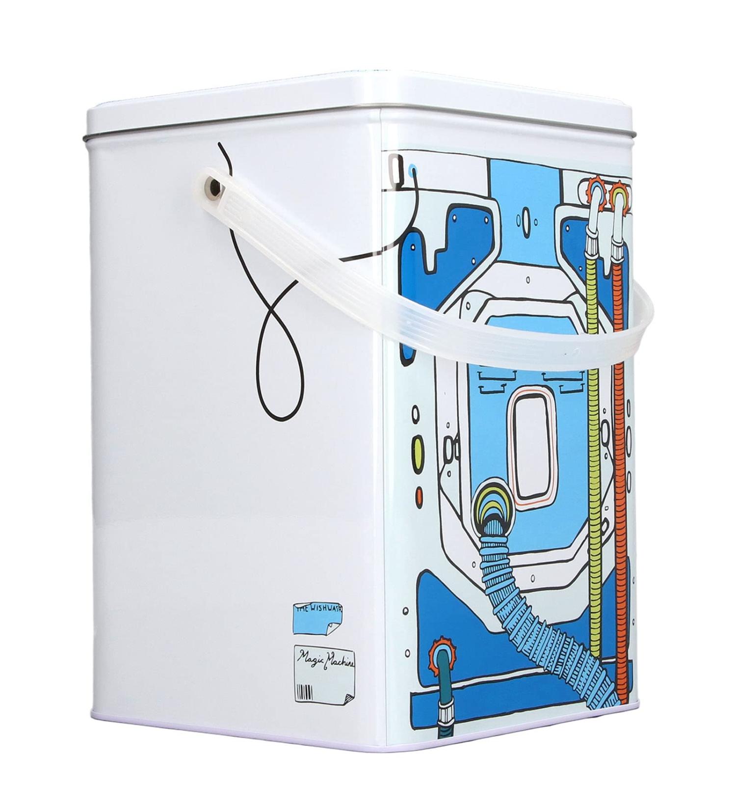 Jeanoko Laundry Detergent Container Washing Machine Modeling Washing Powder Container Large Capacity Glossy Rounded Corners for Storage - Buy Online on GoSupps.com