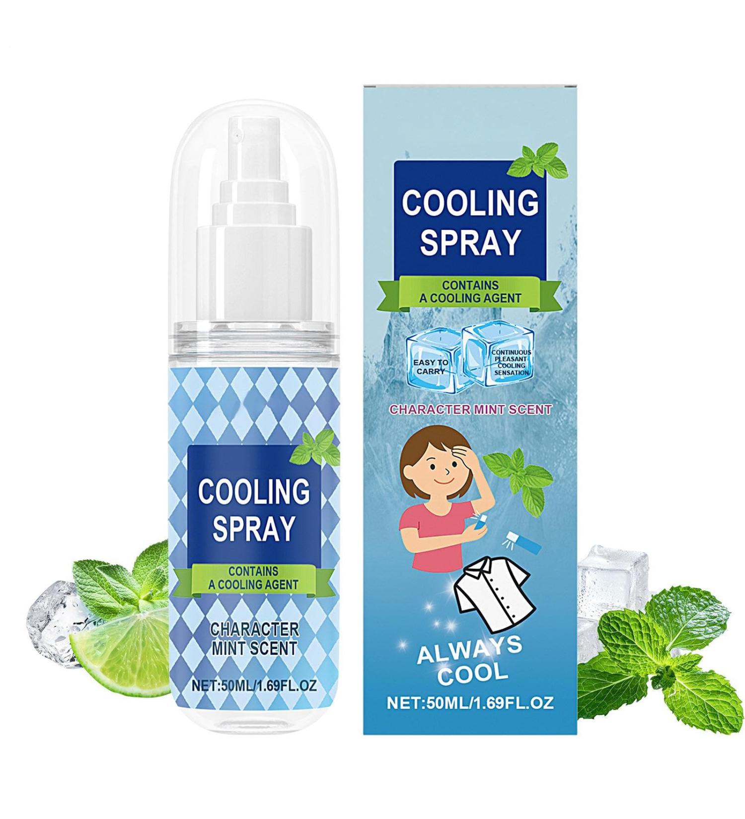 Refreshing for Hot Weather | 50ml Outdoor Cooling - Natural Daily Commutes Beach Golf Sports Hiking Travel - Buy Online on GoSupps.com