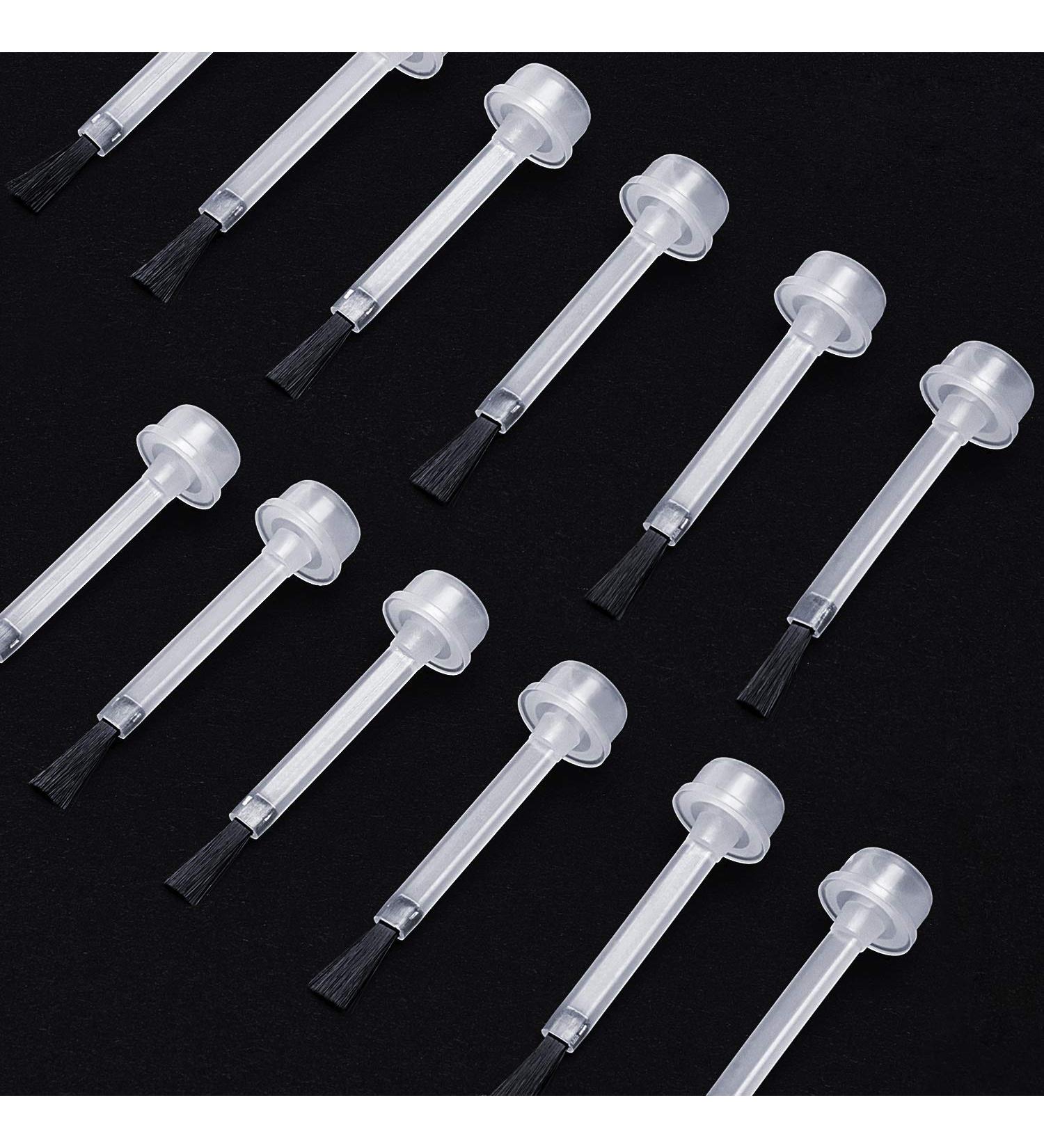 20 Pack Nail Brush Replacement Set for Dipping Powders & Liquids - Base & Top Coat Brushes for Nail Art - Buy Online on GoSupps.com
