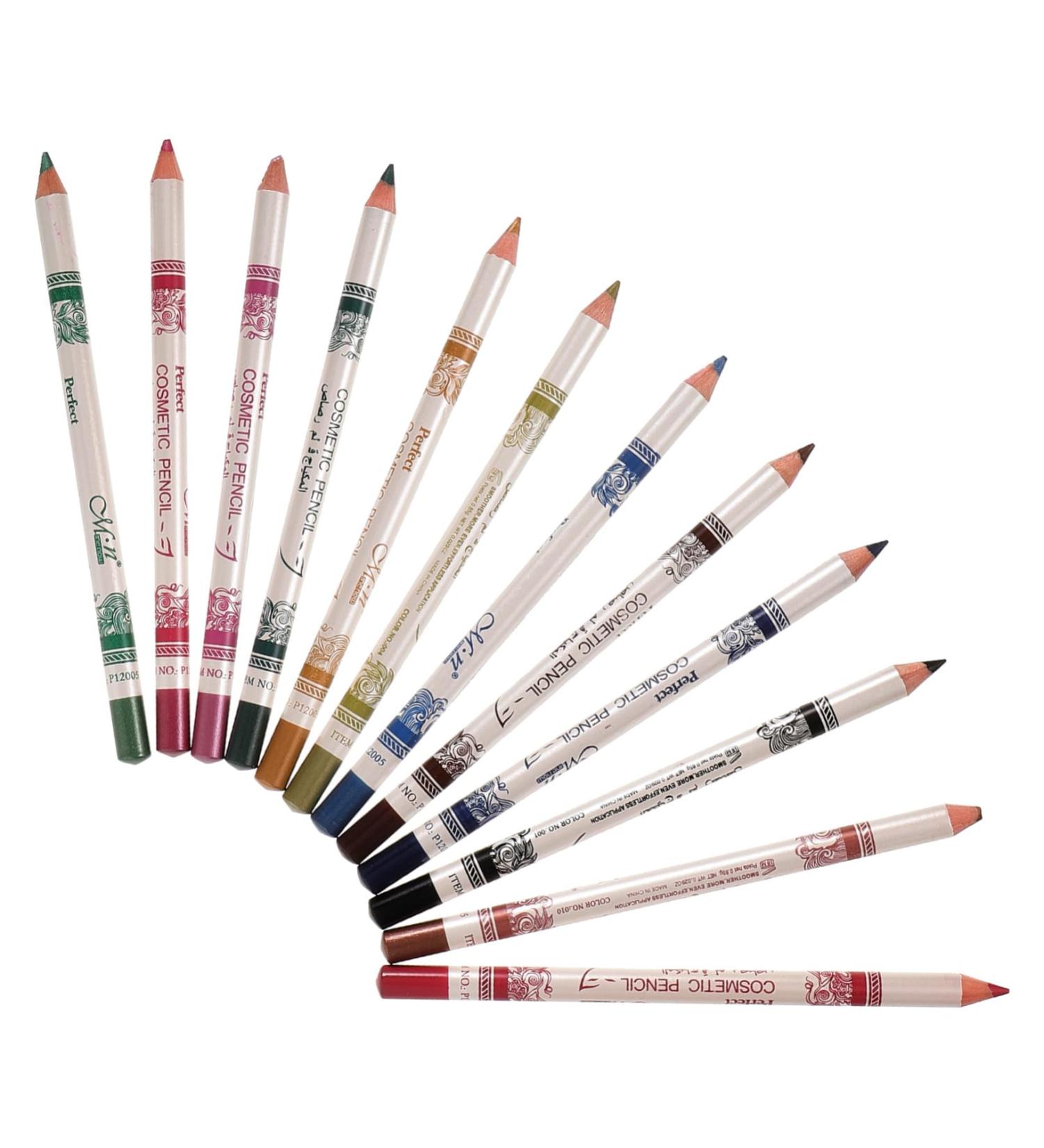 minkissy Set of Colored Eyeliner Pens Makeup Eyeliner Eyelashliner Lipliner and Eyeshadow for Women mediumx2pcs as shown x 2pcs - Buy Online on GoSupps.com