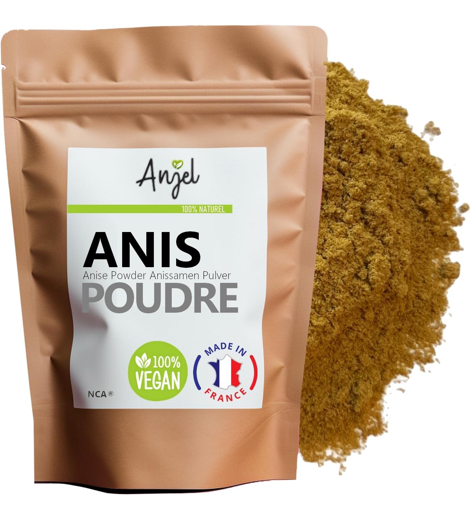 Anis Vert en Poudre 100% Naturel - Graines d'Anis Vert Moulu - NCA (50) 50.0 Grammes - Buy Online on GoSupps.com