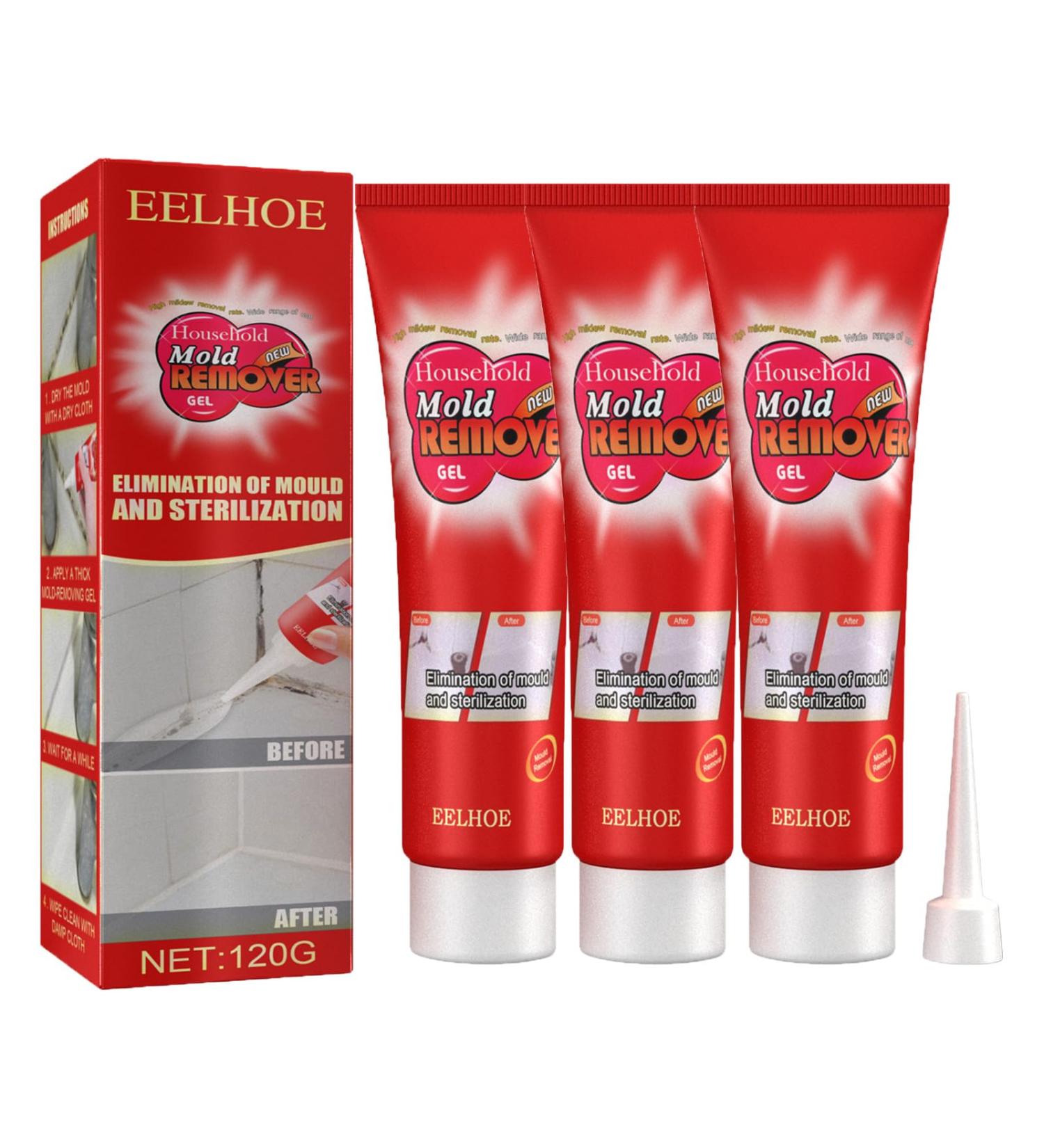 UK Magic Extreme Gel UK Mould Gel Mould Extreme Remover Gel Powerful Mould Remover Gel Mould Removal Gel Household Mold Remover Gel for Wall Kitchen Bathroom (3PCS) - Buy Online on GoSupps.com