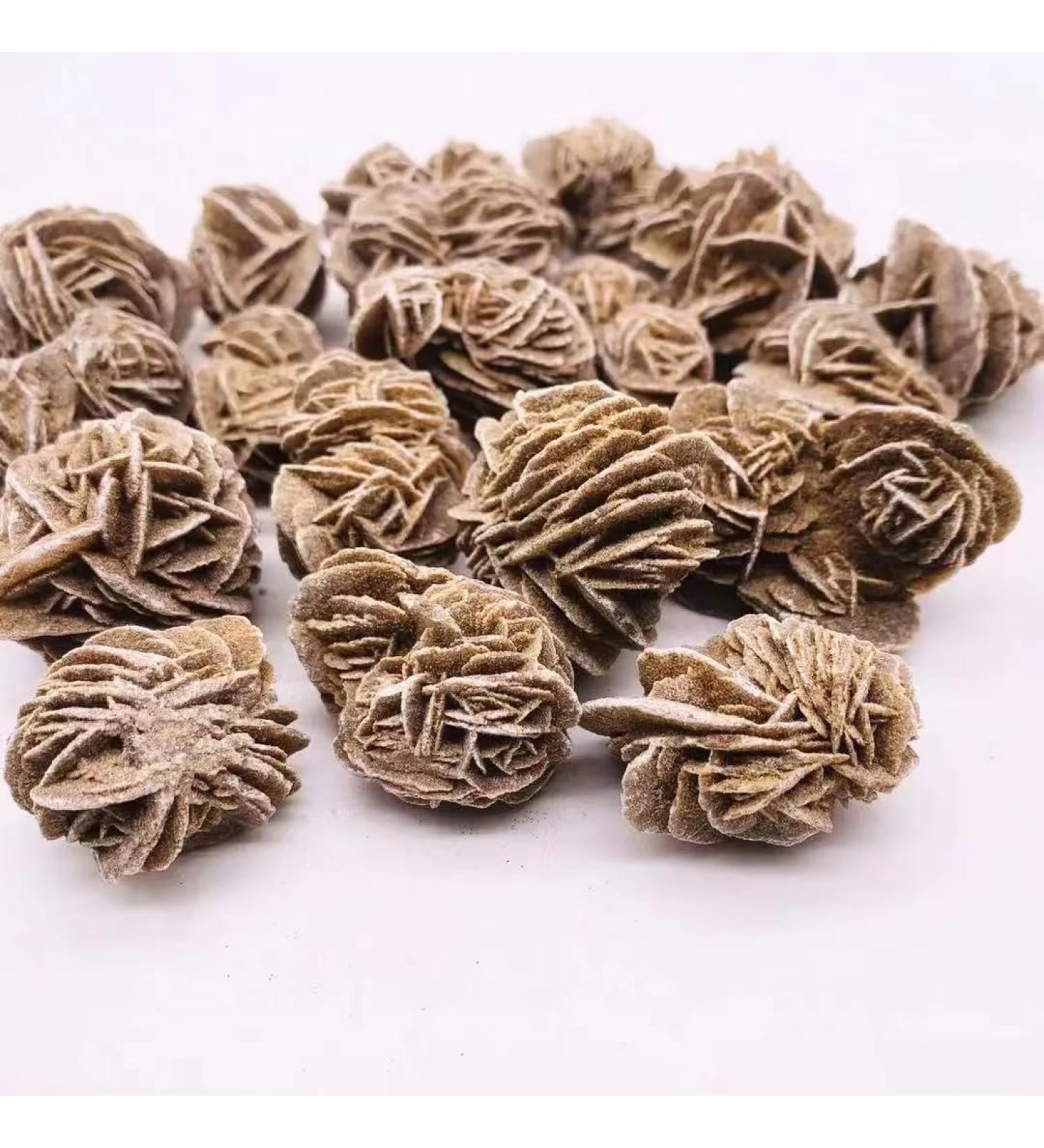 Natural Rough Crystal Specimen Raw Desert Rose Stone for Decoration 3pc Natural Luster - Buy Online on GoSupps.com