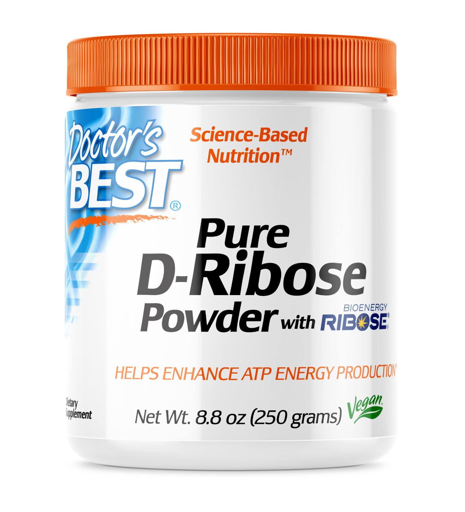Doctor's Best Pure D-Ribose Powder 8.8 oz - Bioenergy Ribose for Energy Support - Buy Online on GoSupps.com