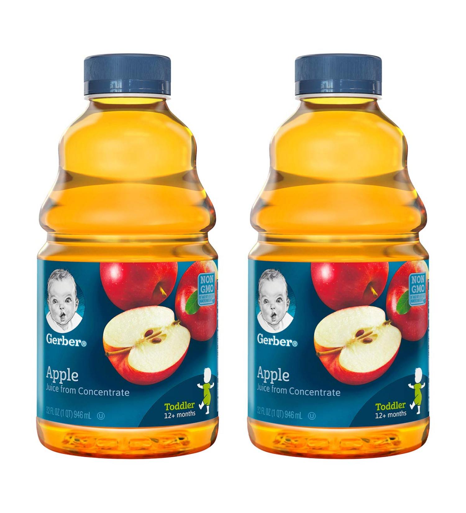 Gerber Nature Select Baby 100% Apple Juice 32 Fl Oz (Pack of 2) - Buy Online on GoSupps.com