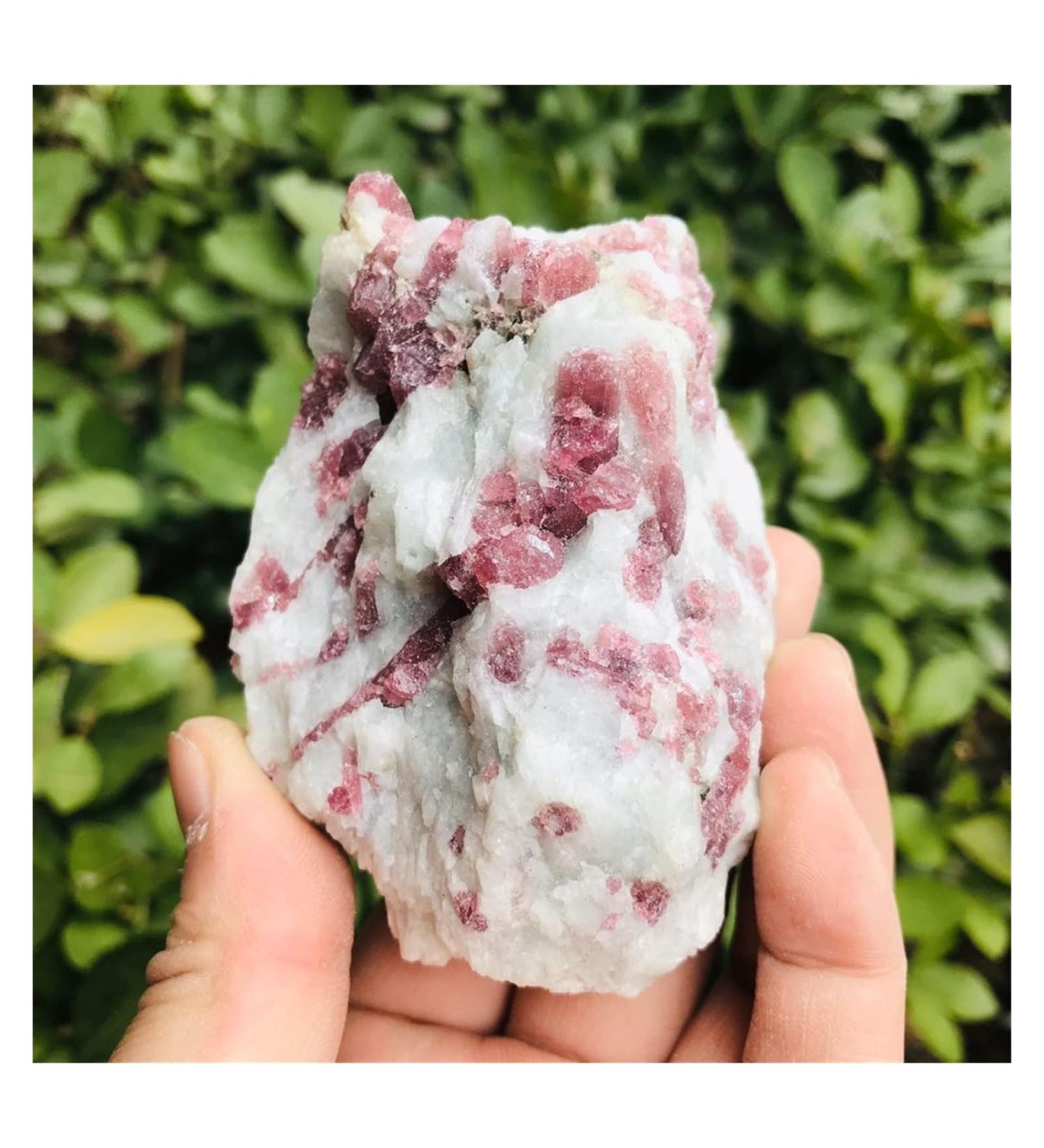 Natural Crystal Rough Natural Crystal Rough Rough Stone Red Tourmaline Crystal Quartz 200g-500g for Decoration 1pc (Color : 1PC 410g-500g) (Color : 1pc 310g-400g) - Buy Online on GoSupps.com