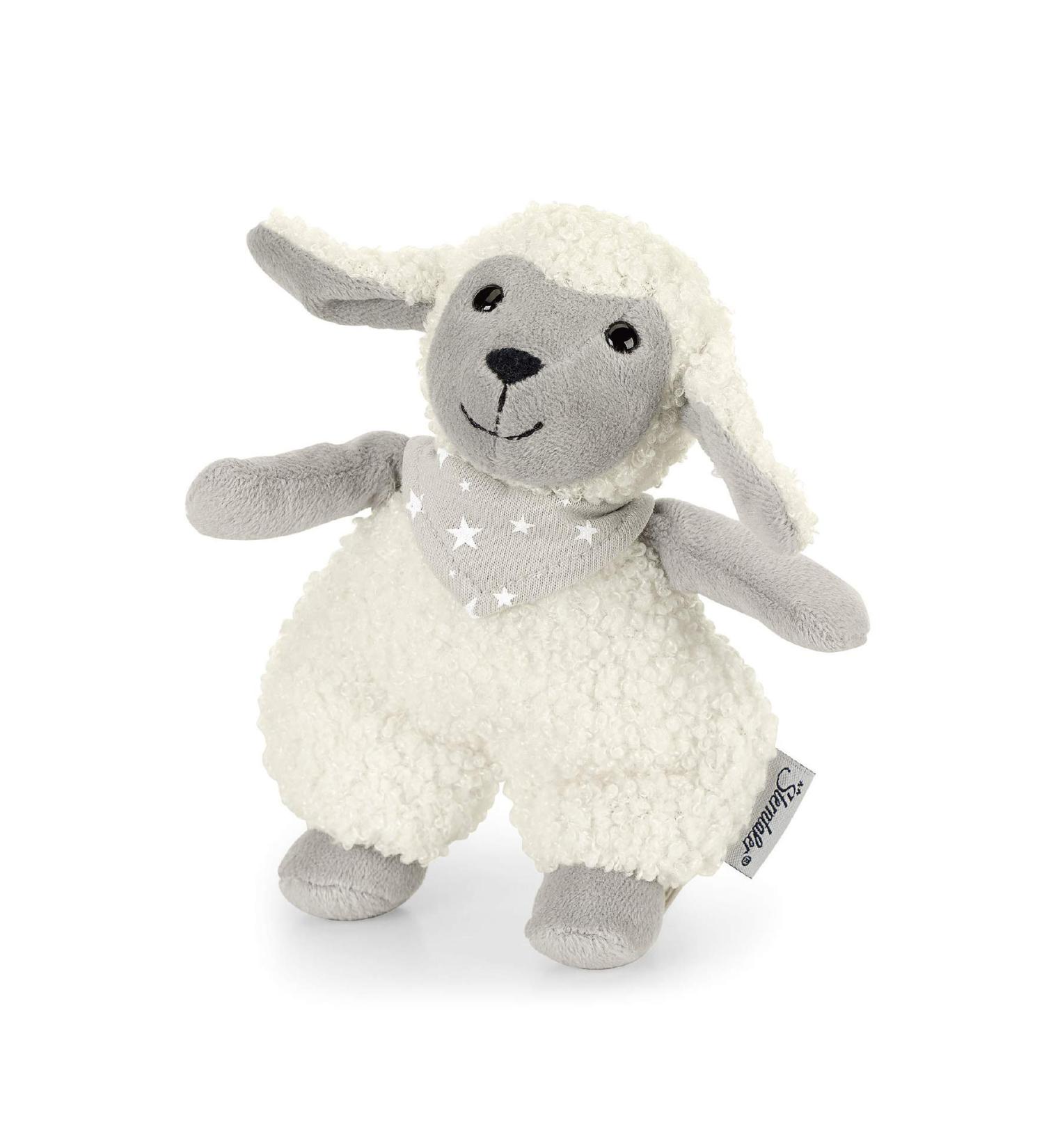 Buy Sterntaler Mini Toy Sheep Stanley - Rattle for Babies 0+ Months - 14 cm Beige Plush Toy - International Shipping Available - Buy Online on GoSupps.com