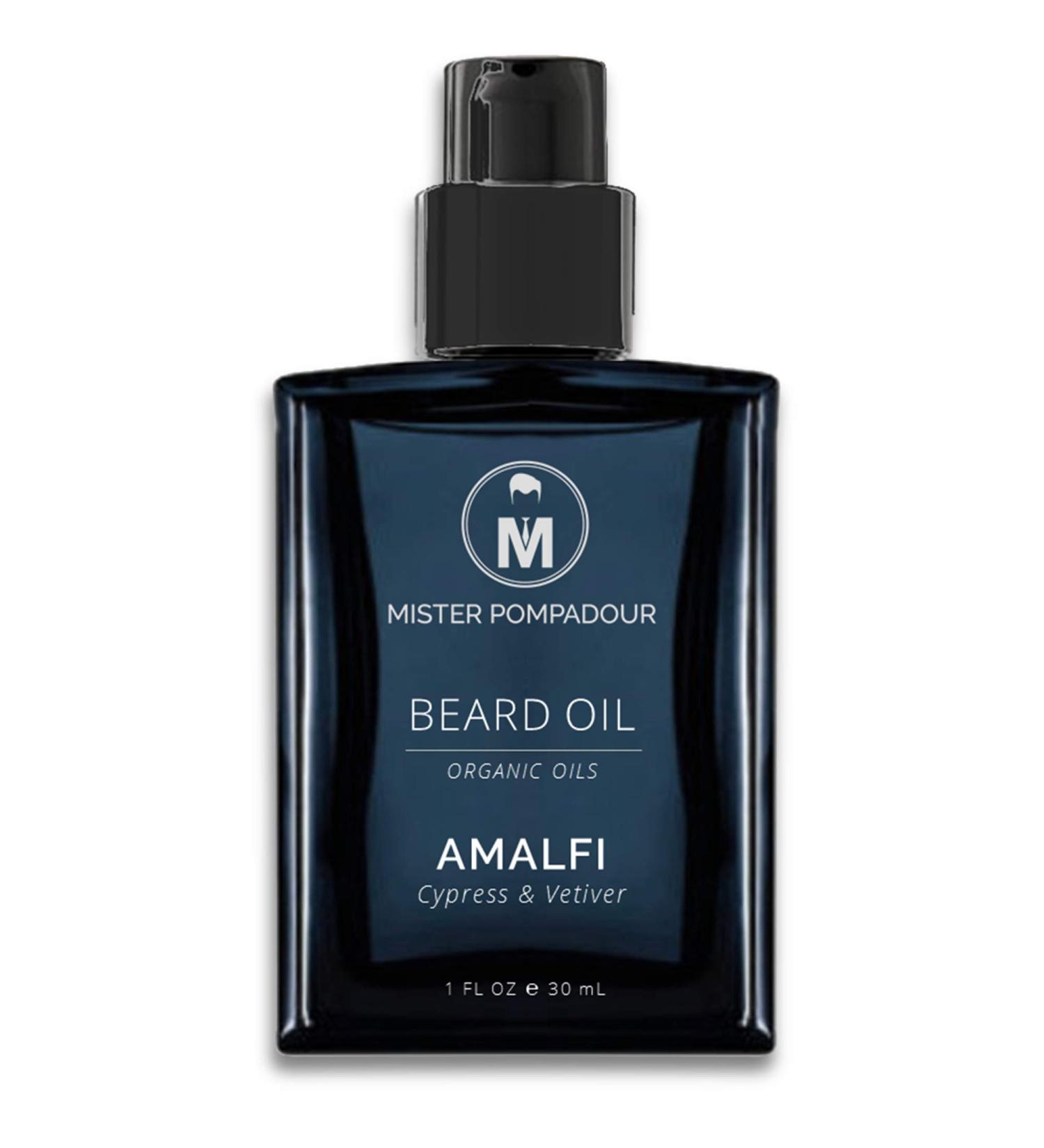 AMALFI Beard Oil - Natural Certified Organic Oil for Softening & Conditioning Beards & Mustaches | International Shipping Available - Buy Online on GoSupps.com