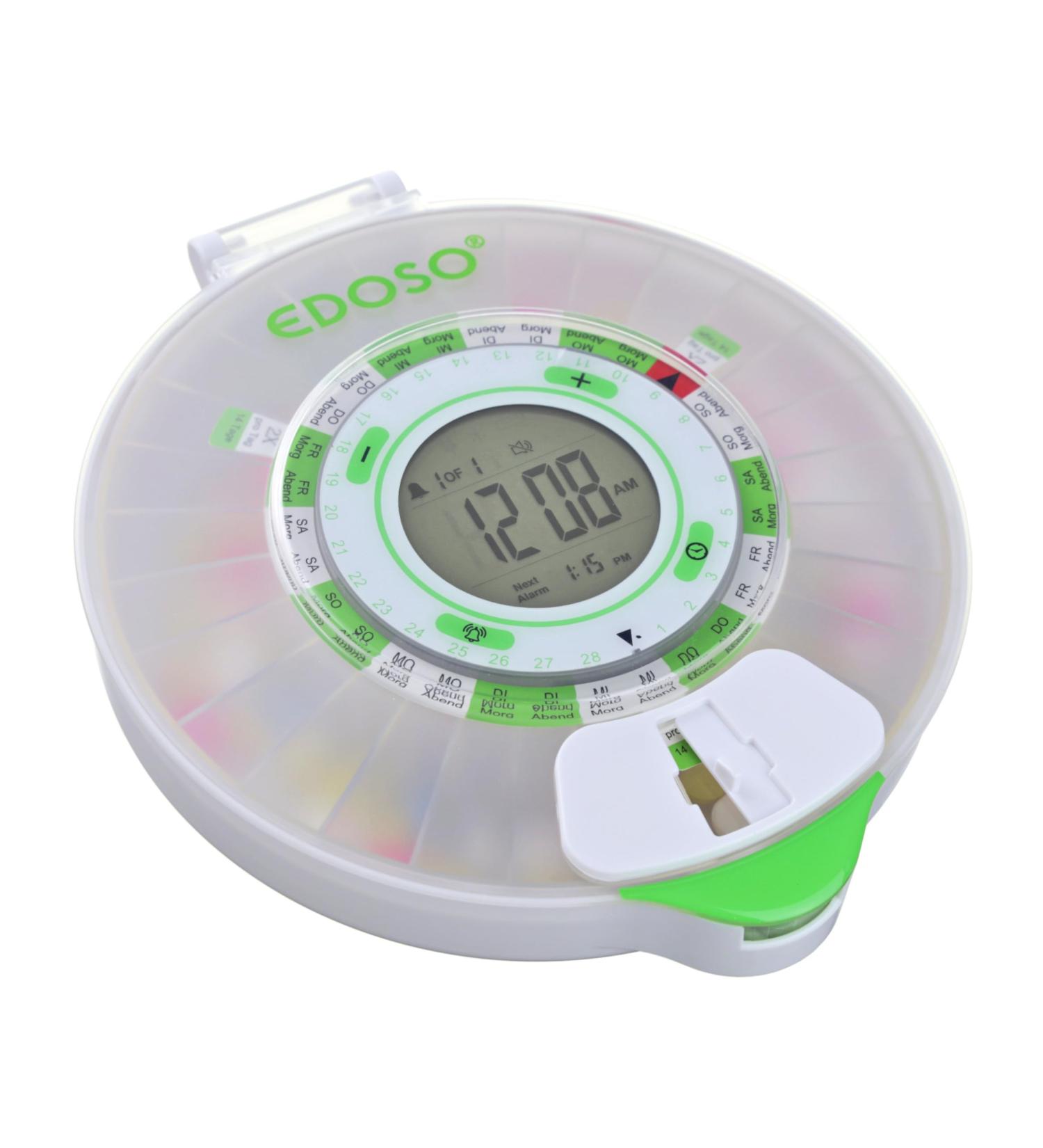 Edoso Automatic Medication Box with 9 Alarms & Large Display | Ginkgo Biloba Supplement for Forgetfulness & Light Dementia | International Shipping - Buy Online on GoSupps.com