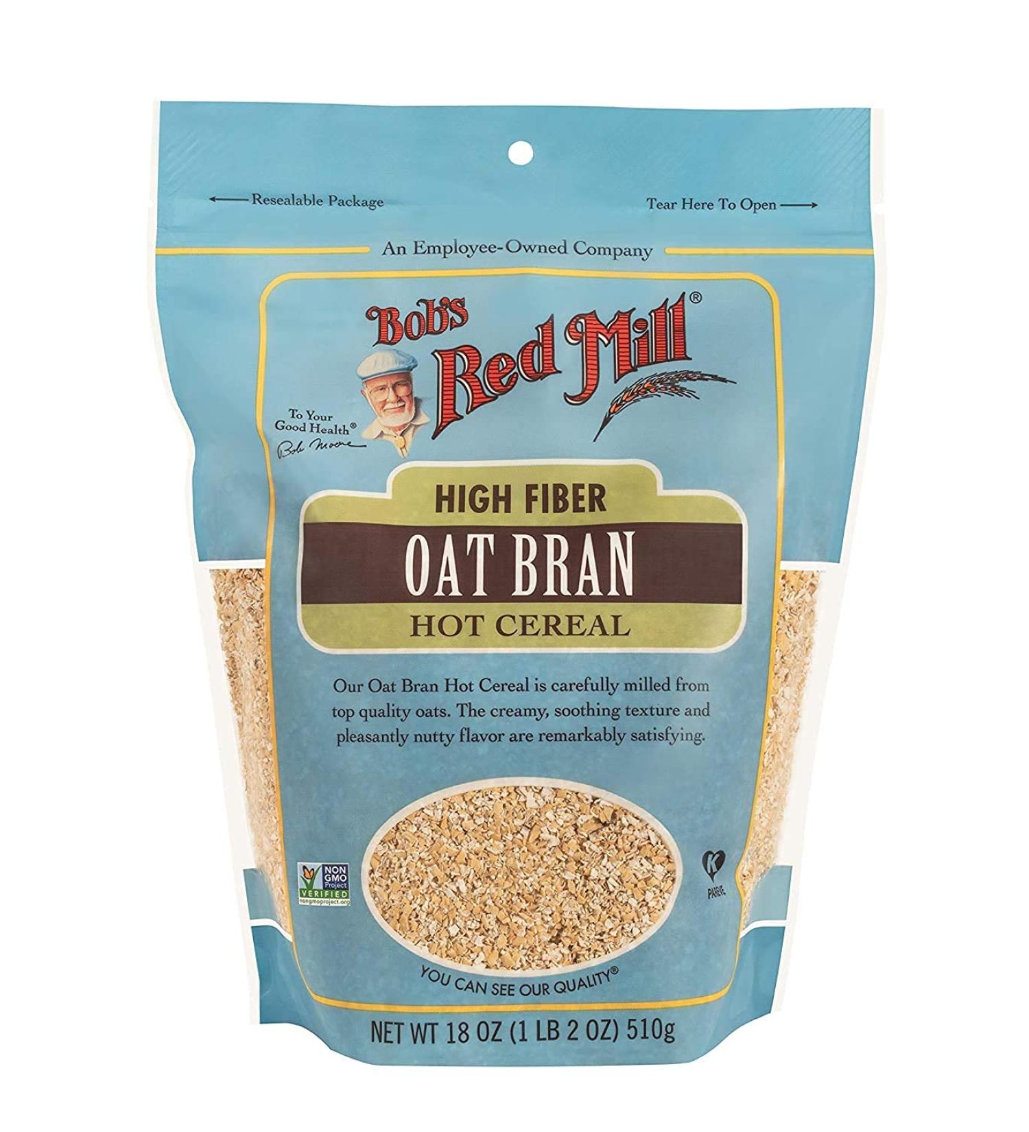 Bobs Red Mill Oat Bran Cereal 18oz - Pack of 3 | High Fiber Breakfast Option - Buy Online on GoSupps.com