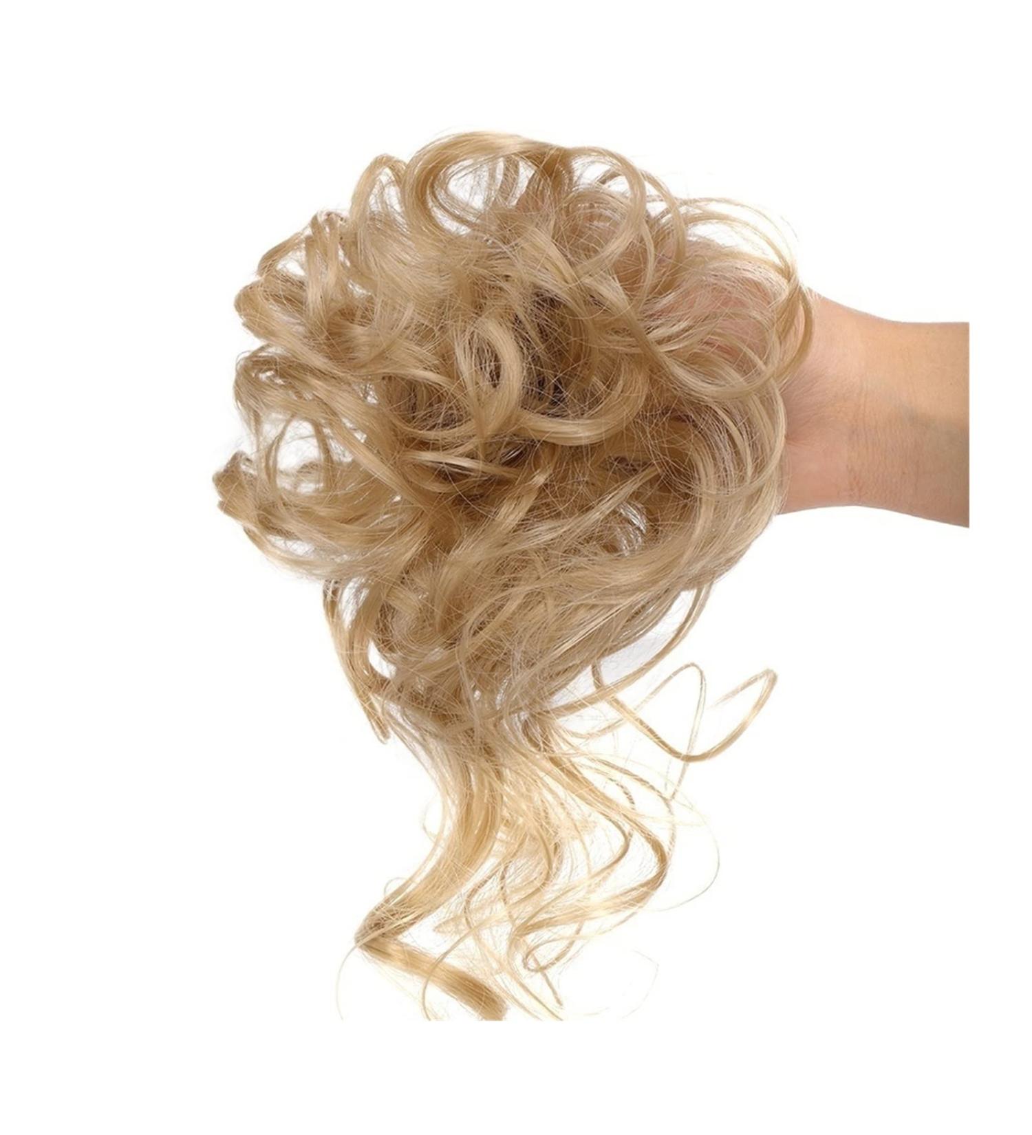 Messy Bun Hair Piece for Women Pieces Curly Chignon Donut Scrunchie for Women Messy Bun Hair Piece Synthetic Tousled Updo Hair Buns Extension Elastic Hair Band Hair Fake Hair Accessories for Women 107 - Buy Online on GoSupps.com