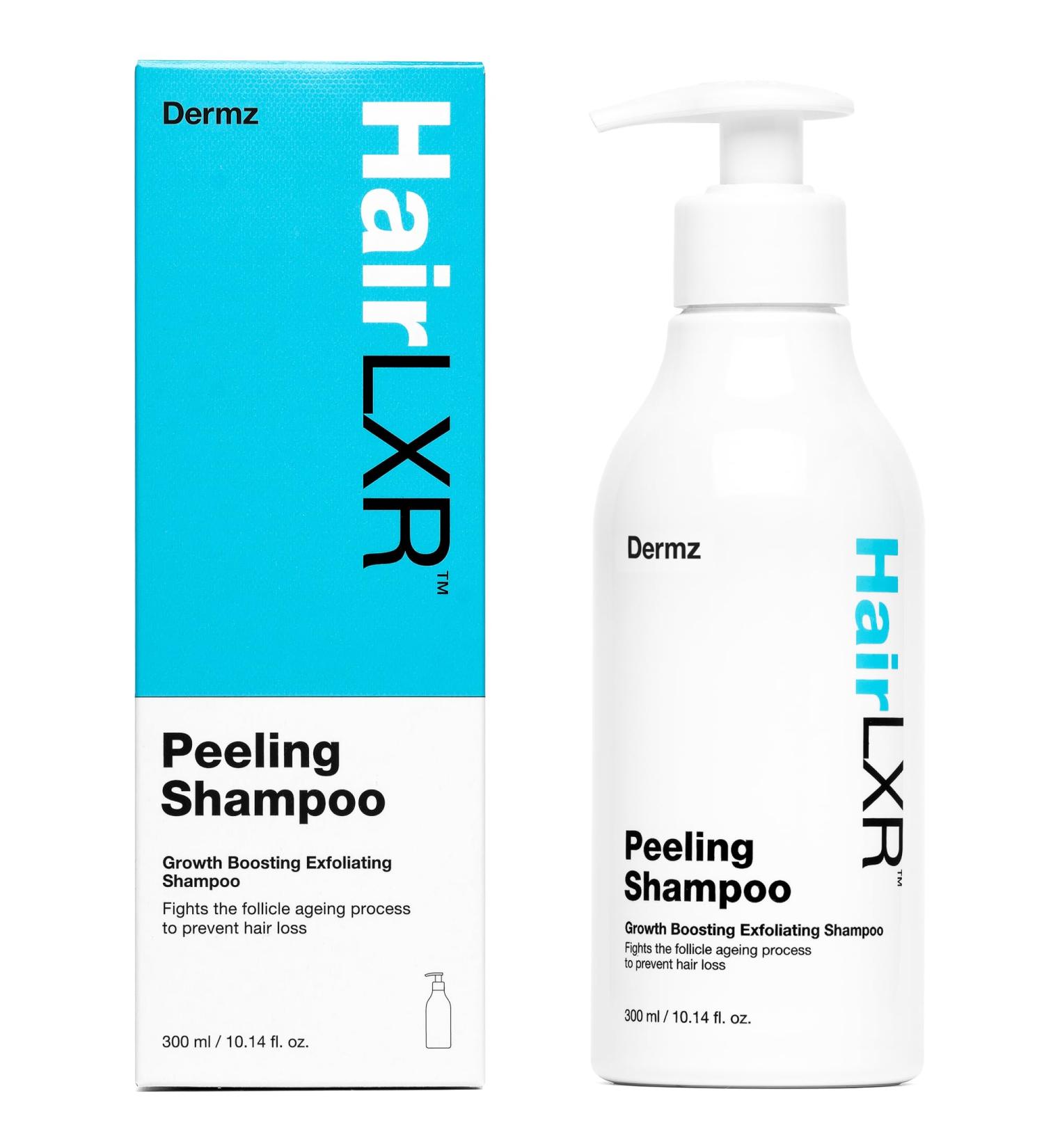 HairLXR Peeling Shampoo: Naturally-Derived Hair Loss Treatment for Women & Men - Scalp pH Optimization for Oily/Dry Hair Transformation - Hair Care Solution - Buy Online on GoSupps.com
