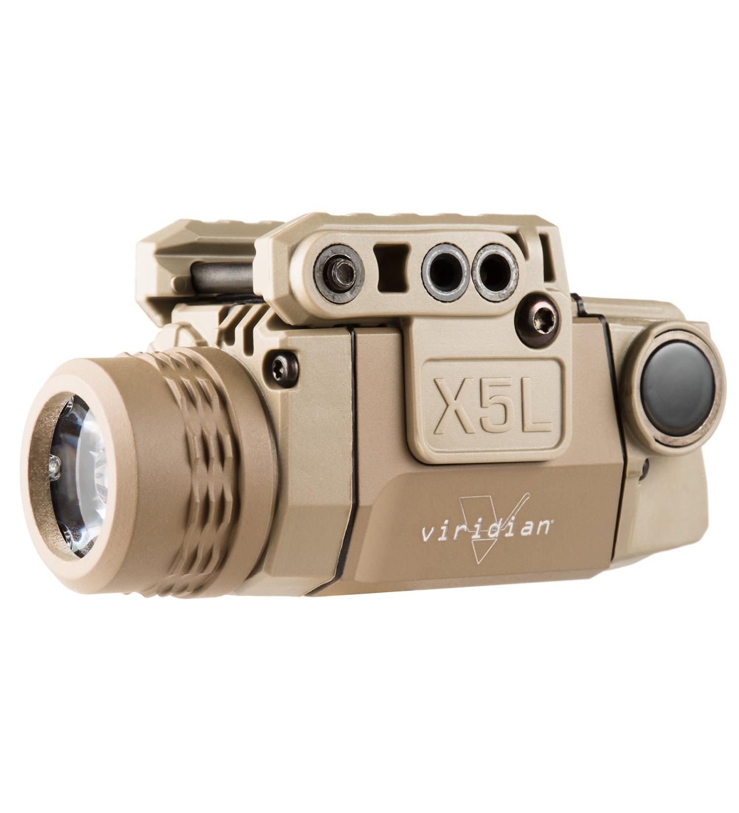 Viridian X5L-FDE Green Laser & Light Combo - Tactical Light Flat Dark Earth - Buy Online on GoSupps.com