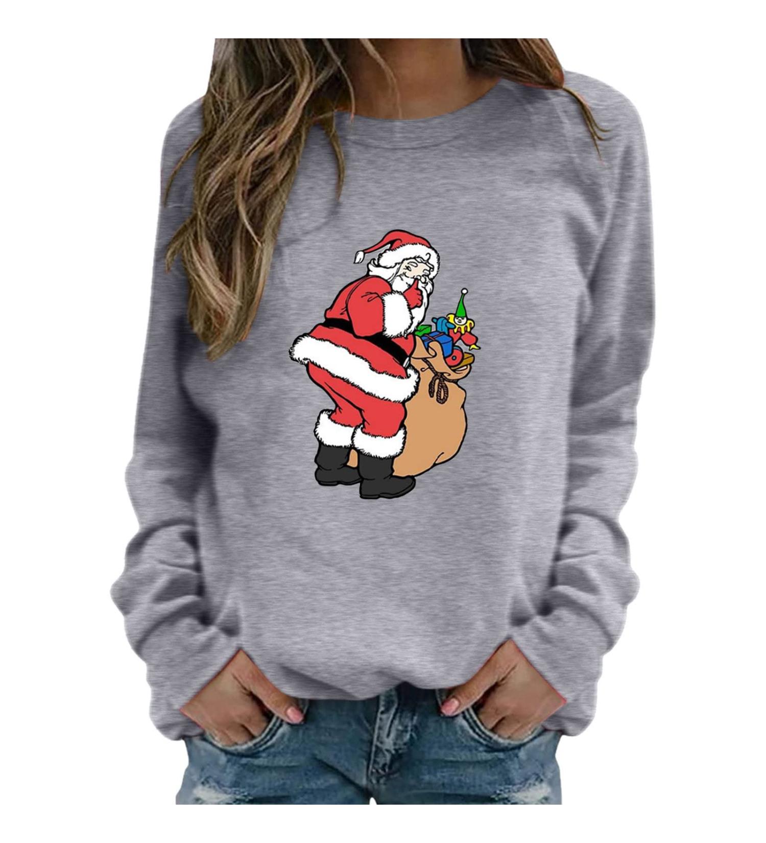 Buy Genetic Women's Pusteblume Rundhals Sweatshirt - Elegant Long-Sleeved Casual Hooded Tops in White & Gray - Perfect for Autumn & Spring - Buy Online on GoSupps.com