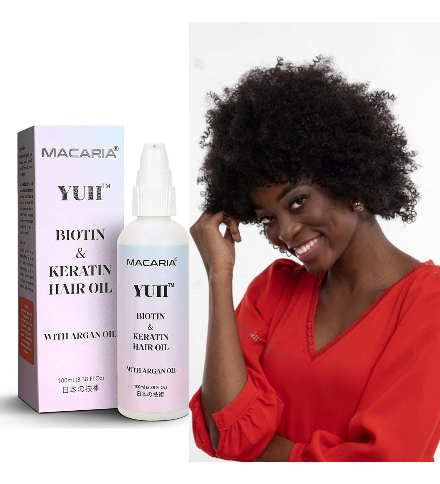 Macaria Herbal Pvt ltd Yuii Biotin hair Oil for long hair - Buy Online on GoSupps.com