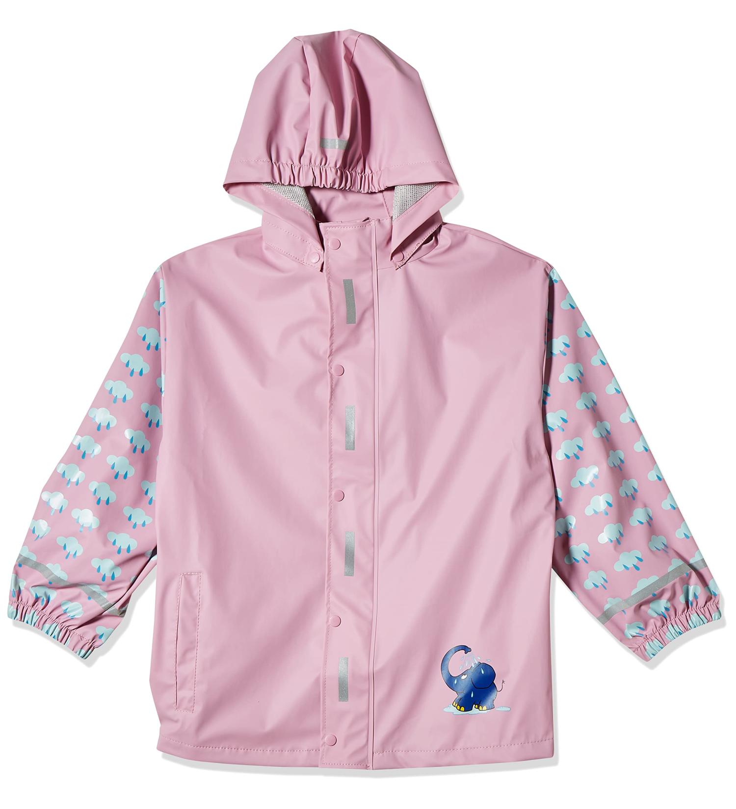 Playshoes Kids Raincoat 86 Pink - Windproof and Waterproof Rainwear | The Mouse Design - Buy Online on GoSupps.com
