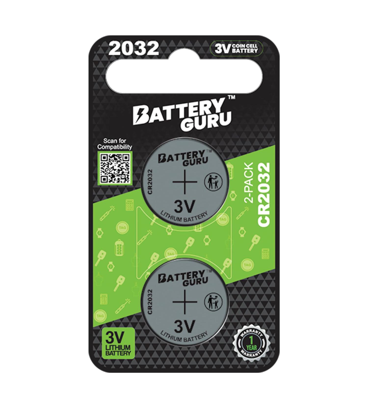 Key Fob Battery Replacement for 2013-2023 Nissan Pathfinder | CR2032 3V Pack of 2 | BatteryGuru - Buy Online on GoSupps.com