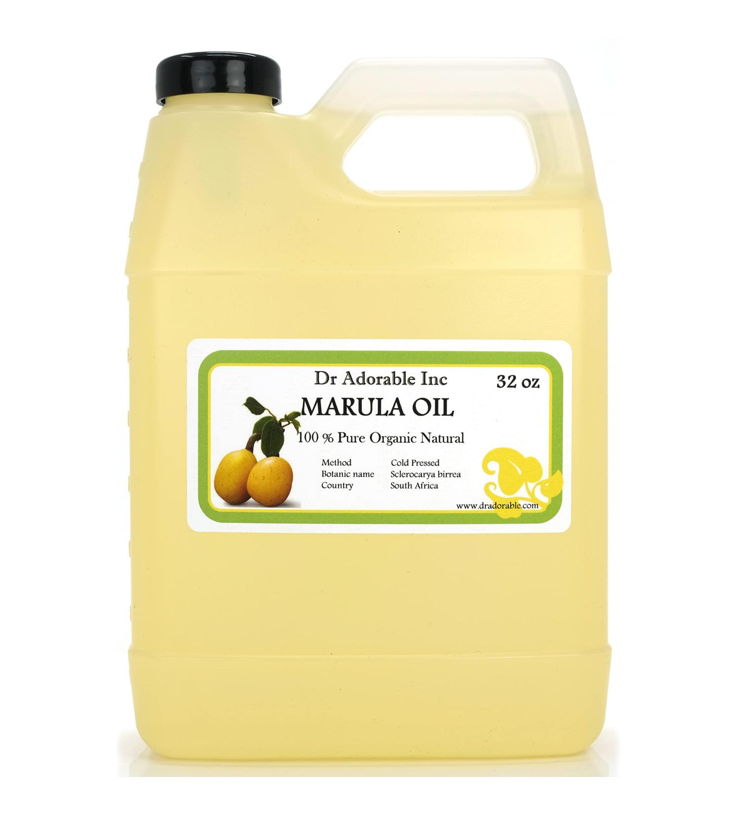 Dr Adorable Marula Oil 32 oz - 100% Pure Organic Cold Pressed - International Shipping Available - Buy Online on GoSupps.com