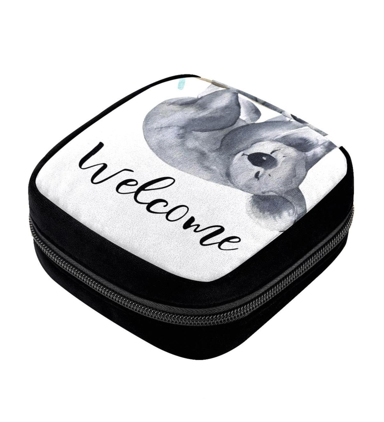 GIAPB Period Bag - Sanitary Napkin Storage & Makeup Pouch Animal Design - Color1092 - Buy Online on GoSupps.com