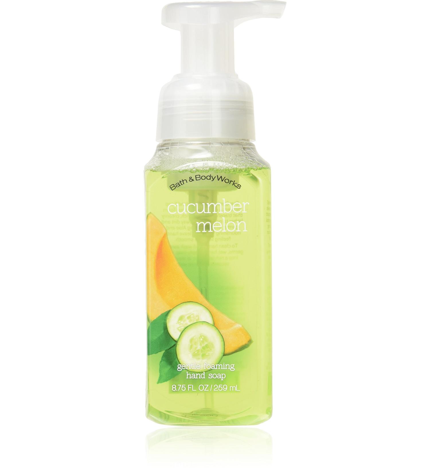 Bath & Body Works Gentle Foaming Hand Soap Cucumber Melon (2-Pack)