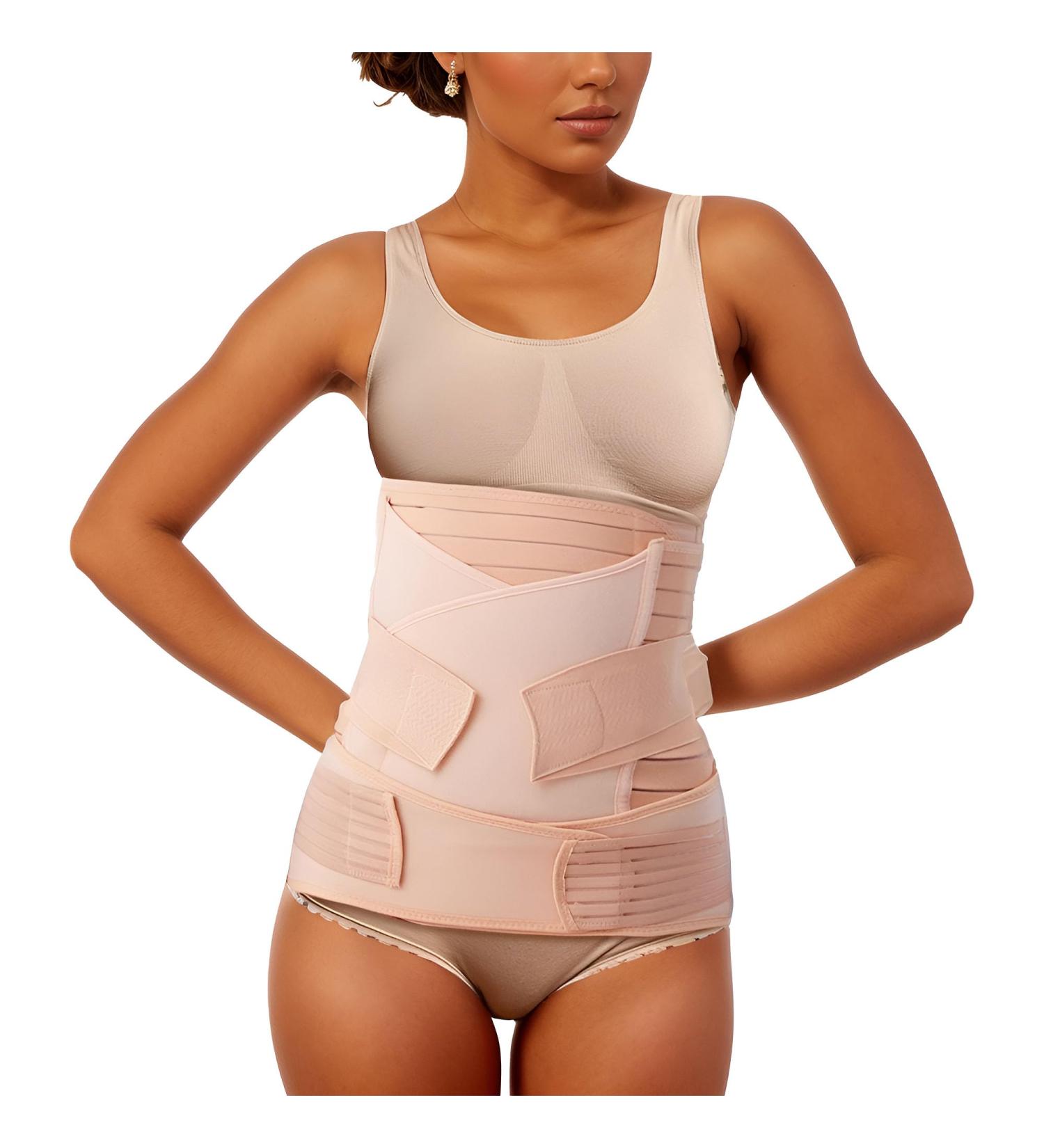 Gravitatez 3-in-1 Postpartum Belly Wrap XL - C-Section Recovery Belt for Post-Pregnancy Slimming and Waist Shaping - Buy Online on GoSupps.com