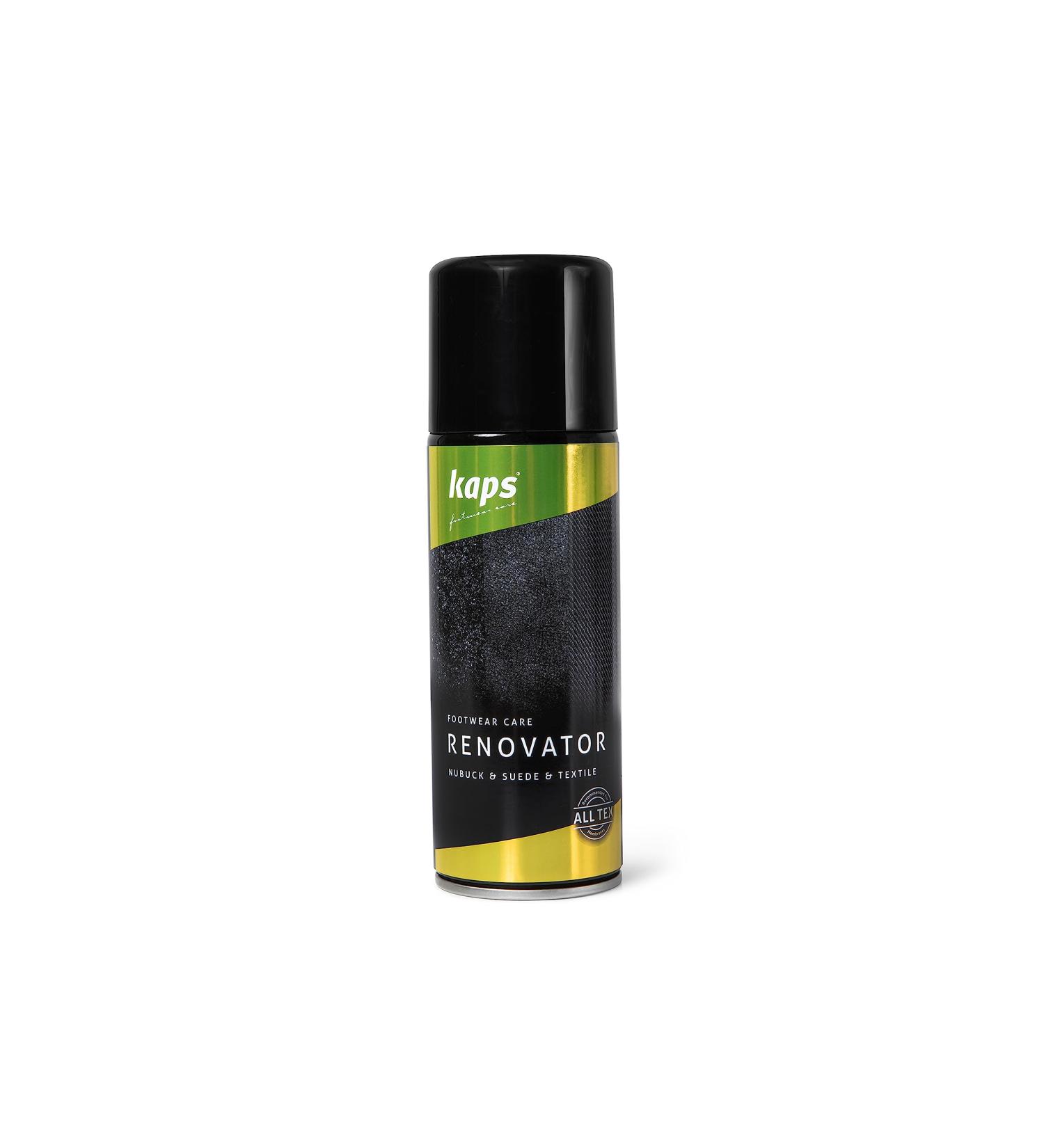 Kaps Renovator Shoe Spray for Nubuck and Suede Shoe Care Product for Reviving and Redyeing Nubuck Suede and Fabric Shoes 200 ml (117 - Navy blue) - Buy Online on GoSupps.com