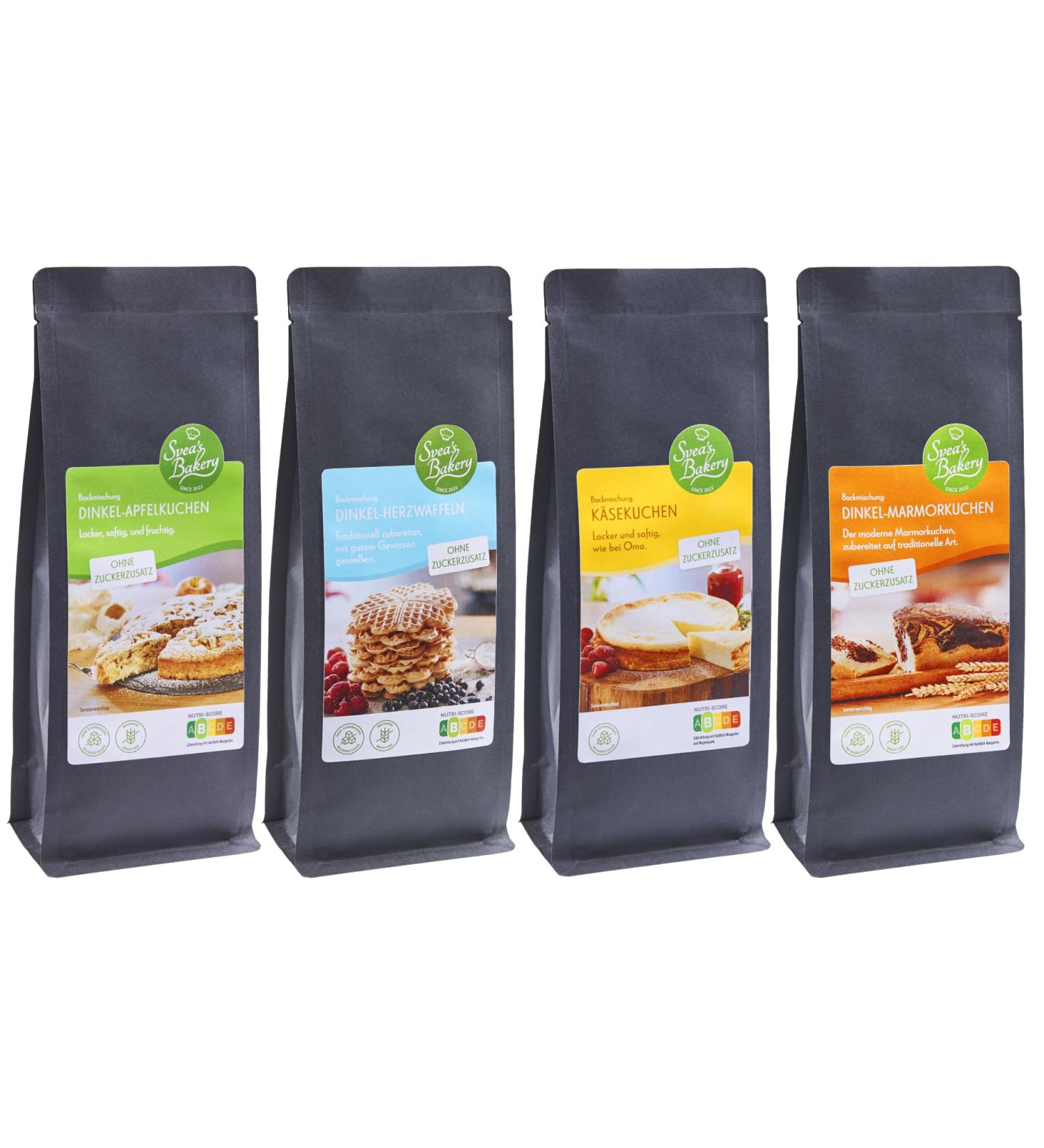 Svea's Bakery Sugar-Free Cake Baking Mix - Lower Carb Wheat-Free Natural Ingredients | 4x 330g Bundle - Buy Online on GoSupps.com