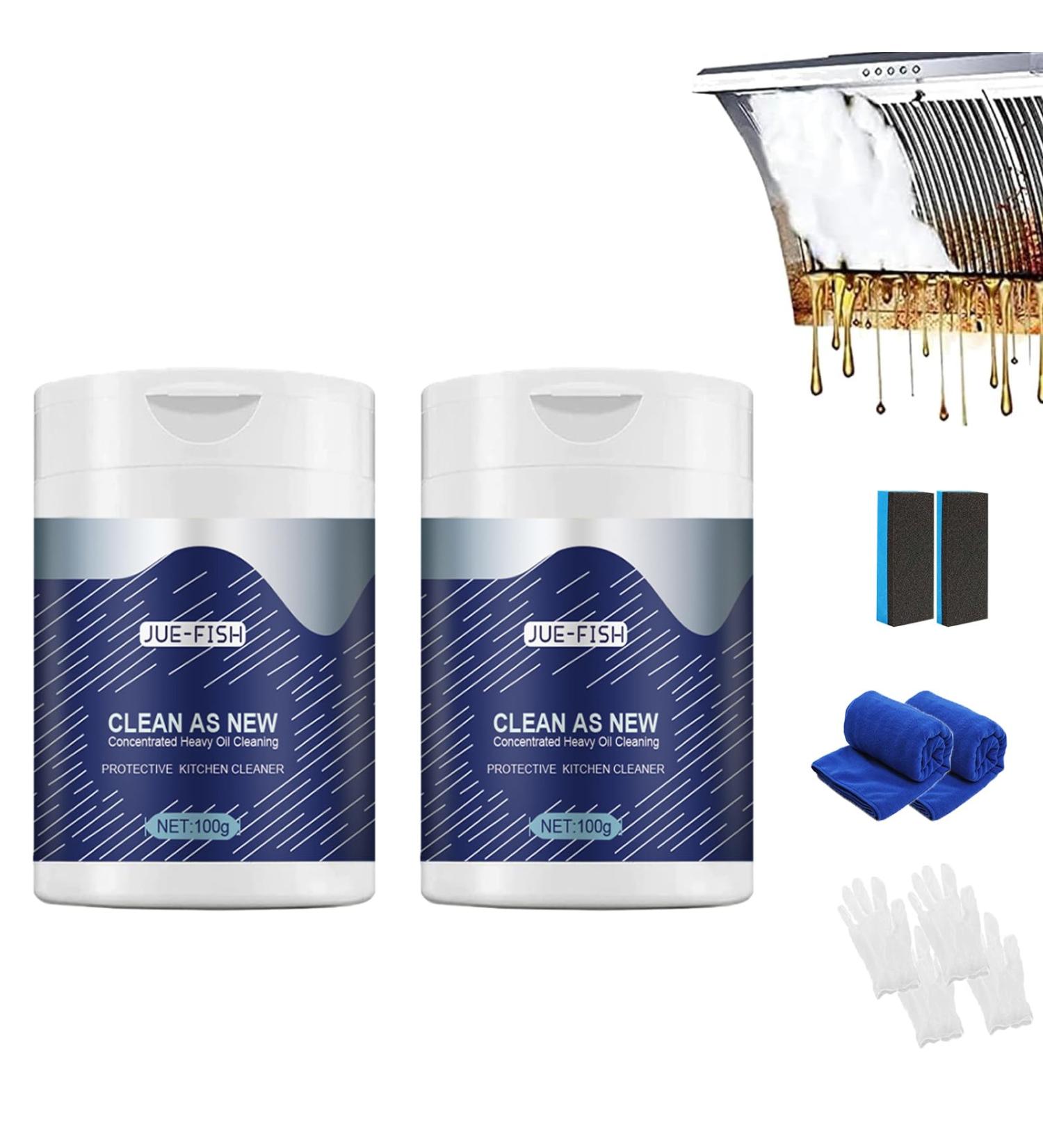Mof Chef Cleaning Powder M.O.F Chef Kitchen Cleaner Powder Mofchef Powder for Cleaning Heavy Oil Stain Powder Cleaner All-Purpose Household Cleaners (2PCS) - Buy Online on GoSupps.com