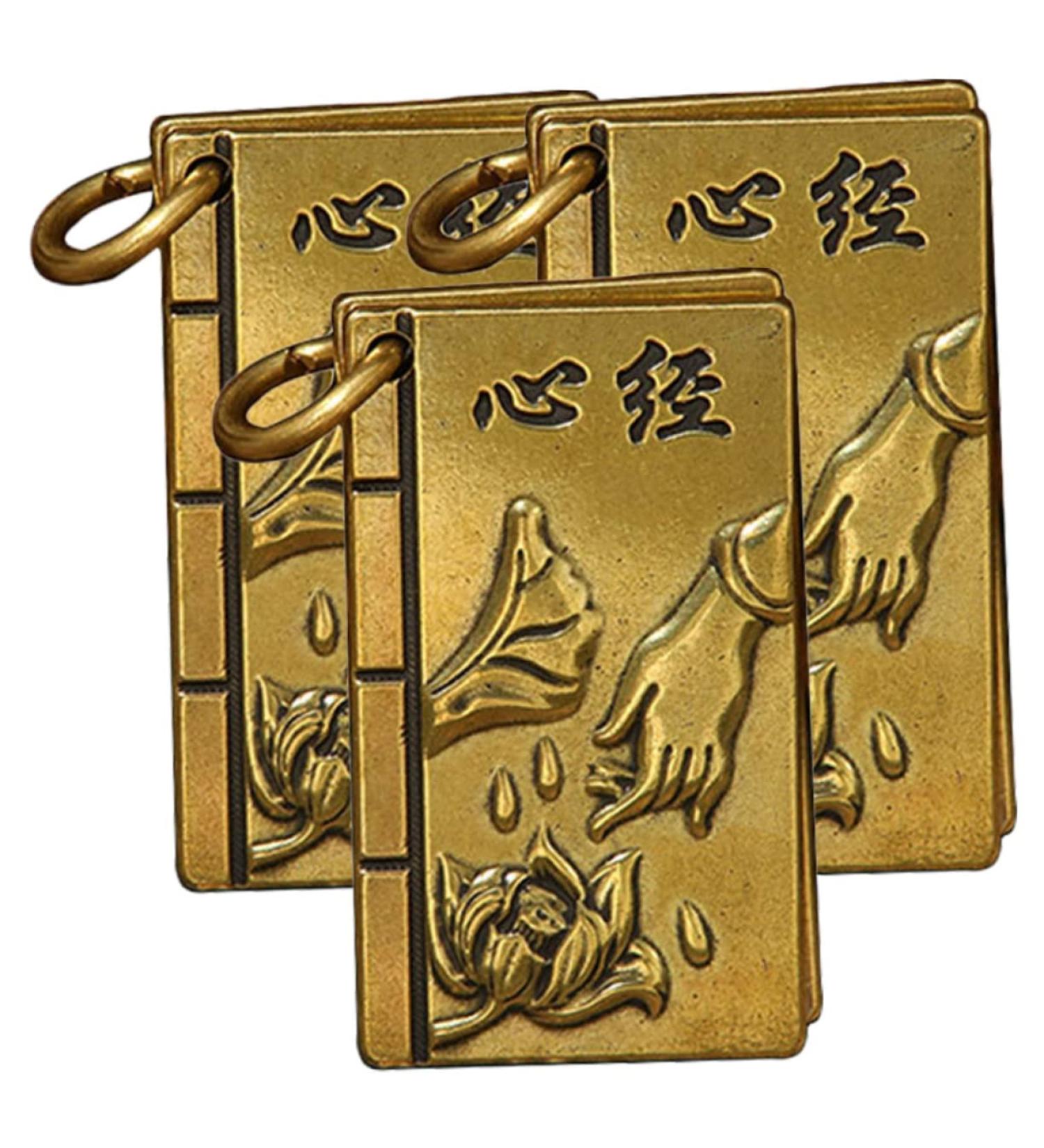 COHEALI 3pcs Key Chain Pendant Car Key Chain Zen Pendant Retro Amulet Pendants Ornaments Men and Women Brass - Buy Online on GoSupps.com