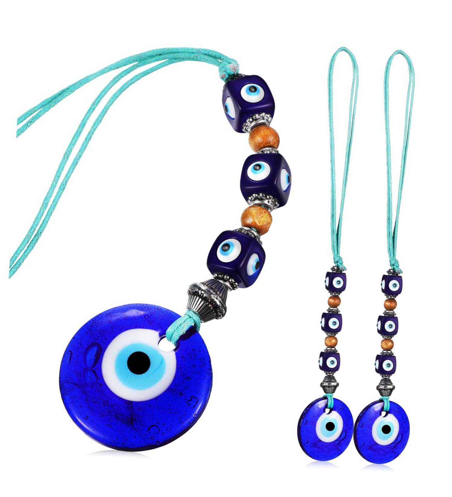 Lurrose 6 Pcs Evil Eye Charm Car Acessories Evil Eye Door Hanging Evil Eye Room Decor Devil Eye Household - Buy Online on GoSupps.com