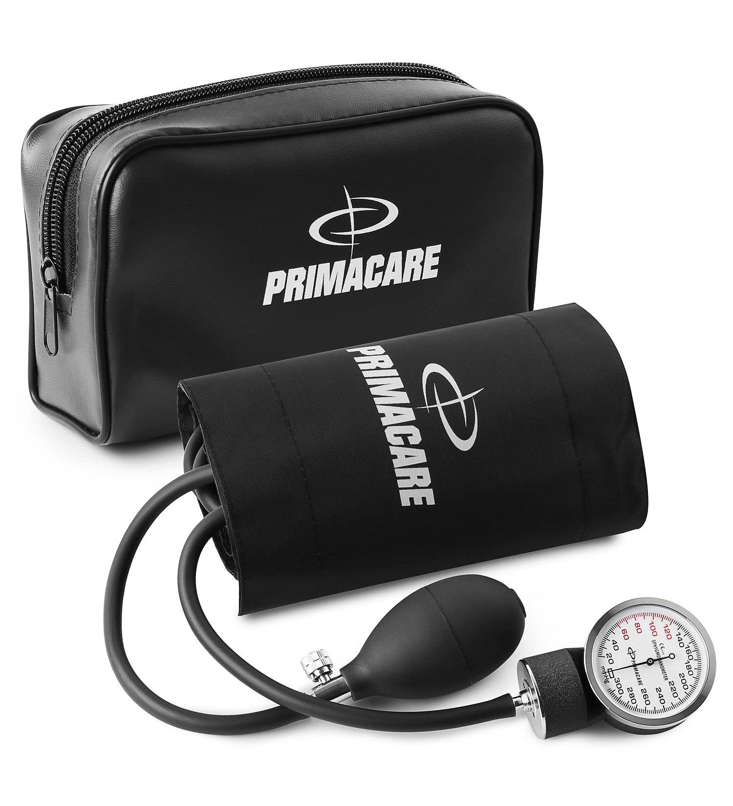 Primacare DS-9193 Large Adult Professional Blood Pressure Kit | Aneroid Sphygmomanometer | Latex-Free Inflation System | Nylon Cuff - Buy Online on GoSupps.com