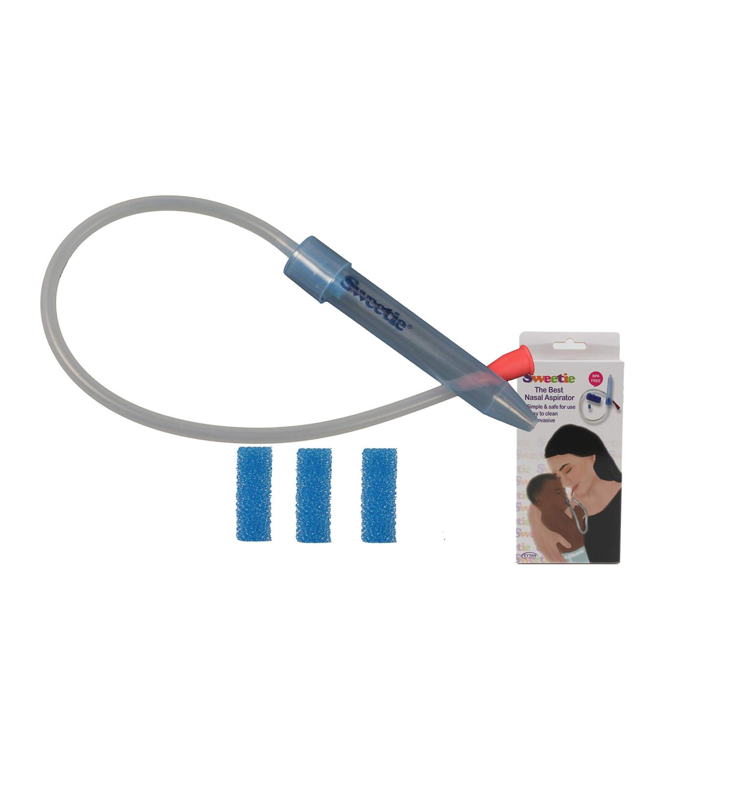 Sweetie Baby Nasal Aspirator - 3 Extra Hygiene Filters Included | Safe & Effective Relief - Buy Online on GoSupps.com