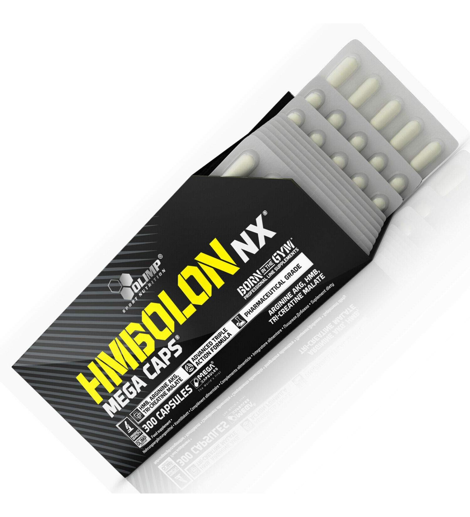 Hmbolon | HMB + L-Arginine + Tri-Creatine Malate | Anabolic & Anti-Catabolic Pills | Fat Burner & Muscle Mass Builder | 90 Capsules - International Shipping Available - Buy Online on GoSupps.com