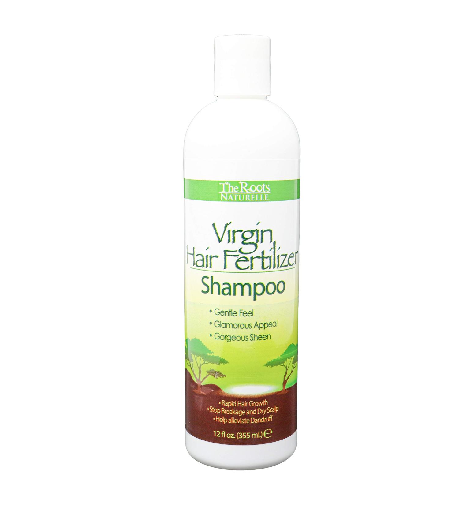 Virgin Hair Fertilizer Shampoo - African American Hair Growth Solution with Jojoba Oil, Honey, Aloe Vera - Reduce Breakage, Dandruff, Dry Scalp - Natural Hair Product - Buy Online on GoSupps.com