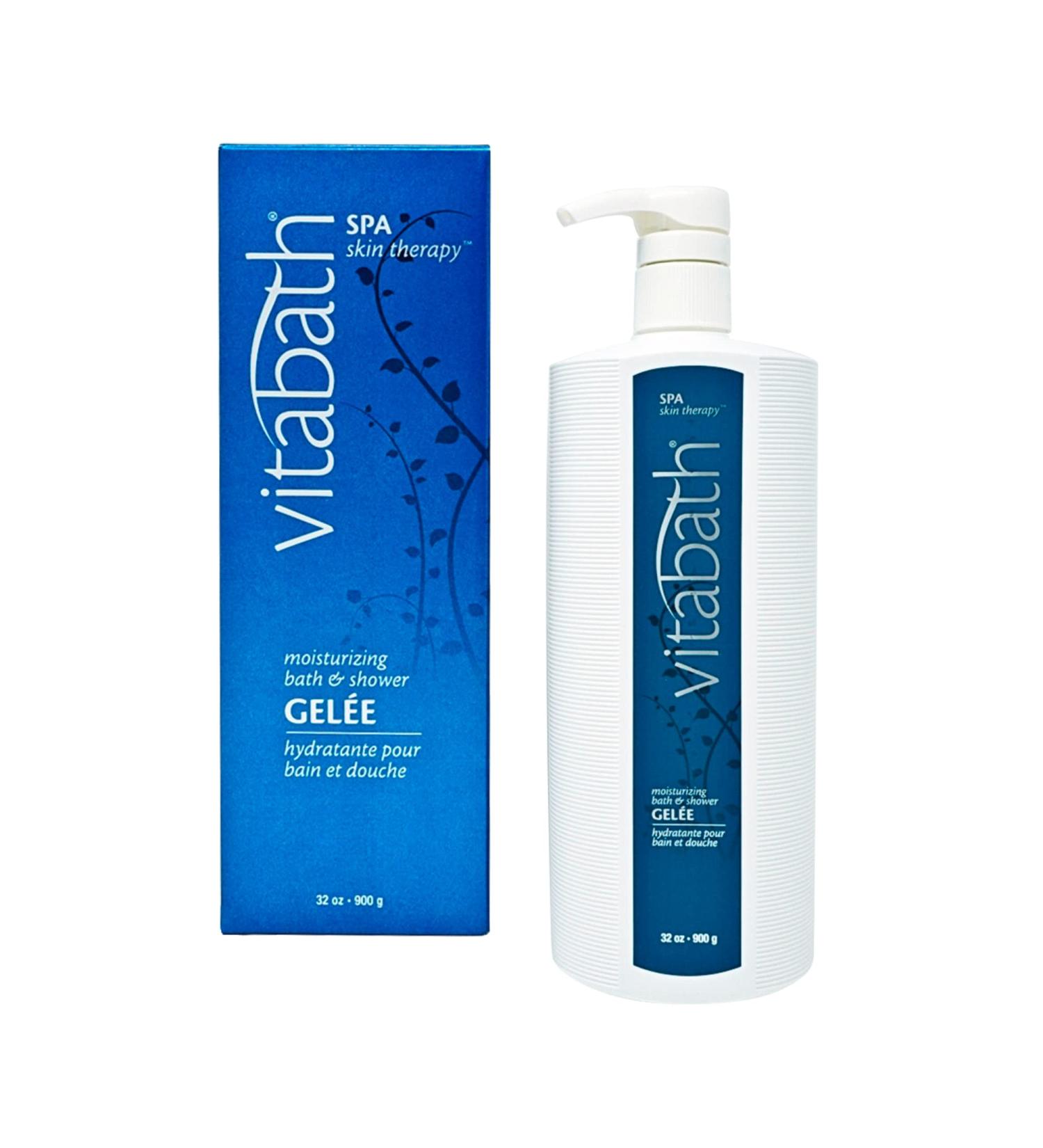 Vitabath Spa Skin Therapy Moisturizing Bath & Shower Gel - Sandalwood 32 oz - Hydrating Body Cleanser & Foaming Bath Gelee - Buy Online on GoSupps.com