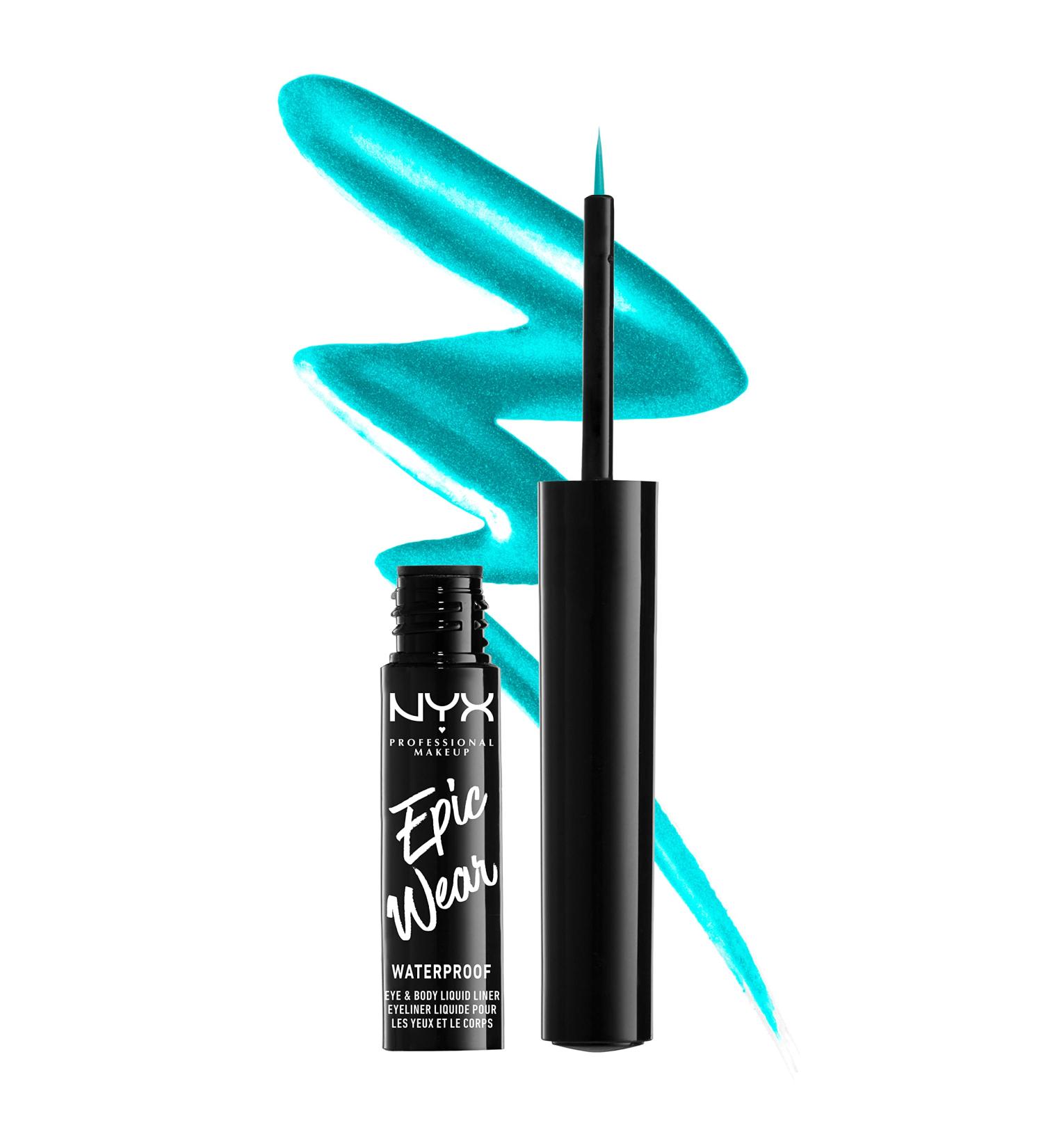 NYX Epic Wear Teal Metal Metallic Liquid Liner - Waterproof & Long-Lasting - Buy Online on GoSupps.com