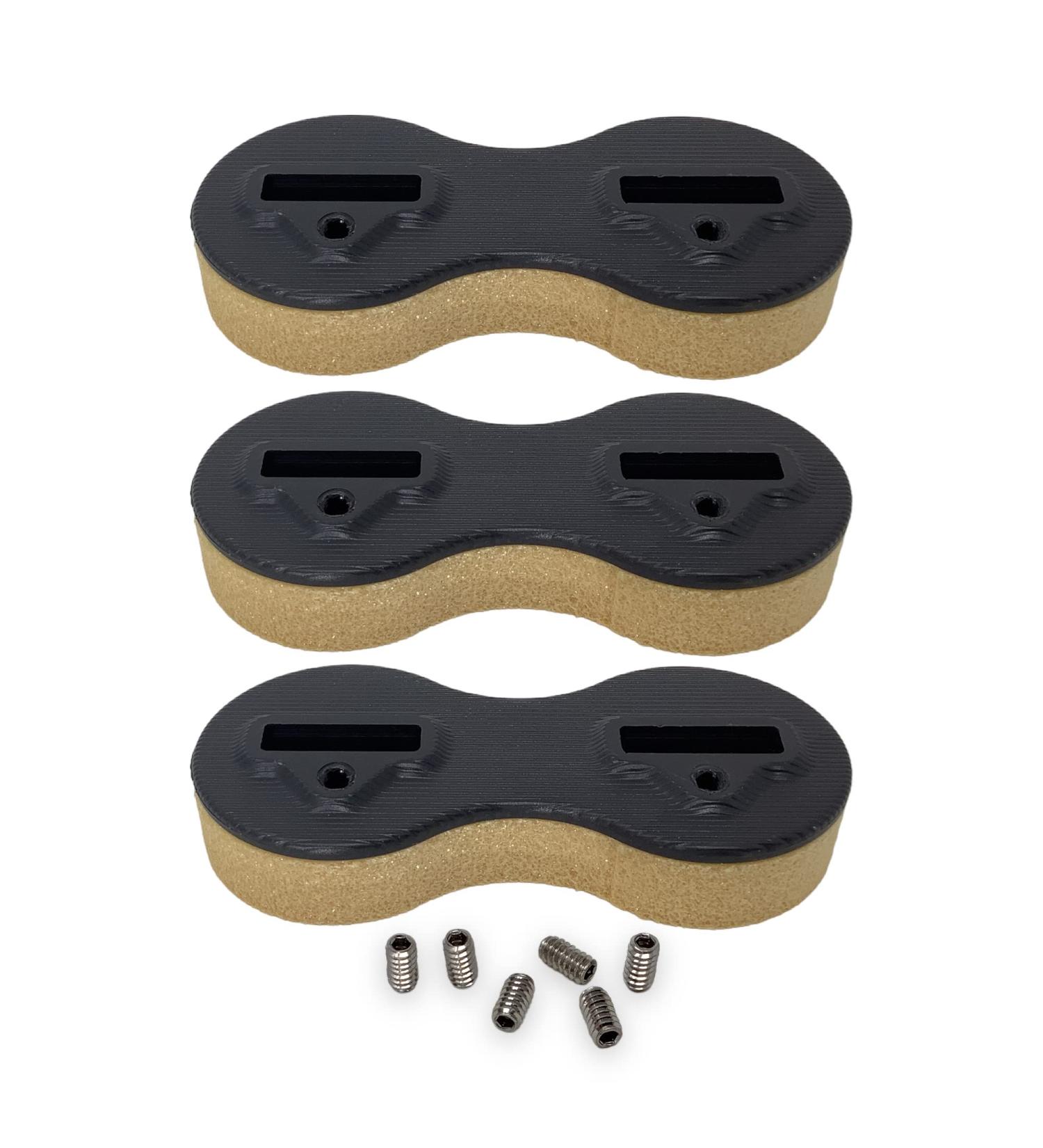 Fusion FCS 3 Pack Fin Box - Black 5 Degree - Includes Screws | Choose Color - High Quality Surfboard Fins - Buy Online on GoSupps.com