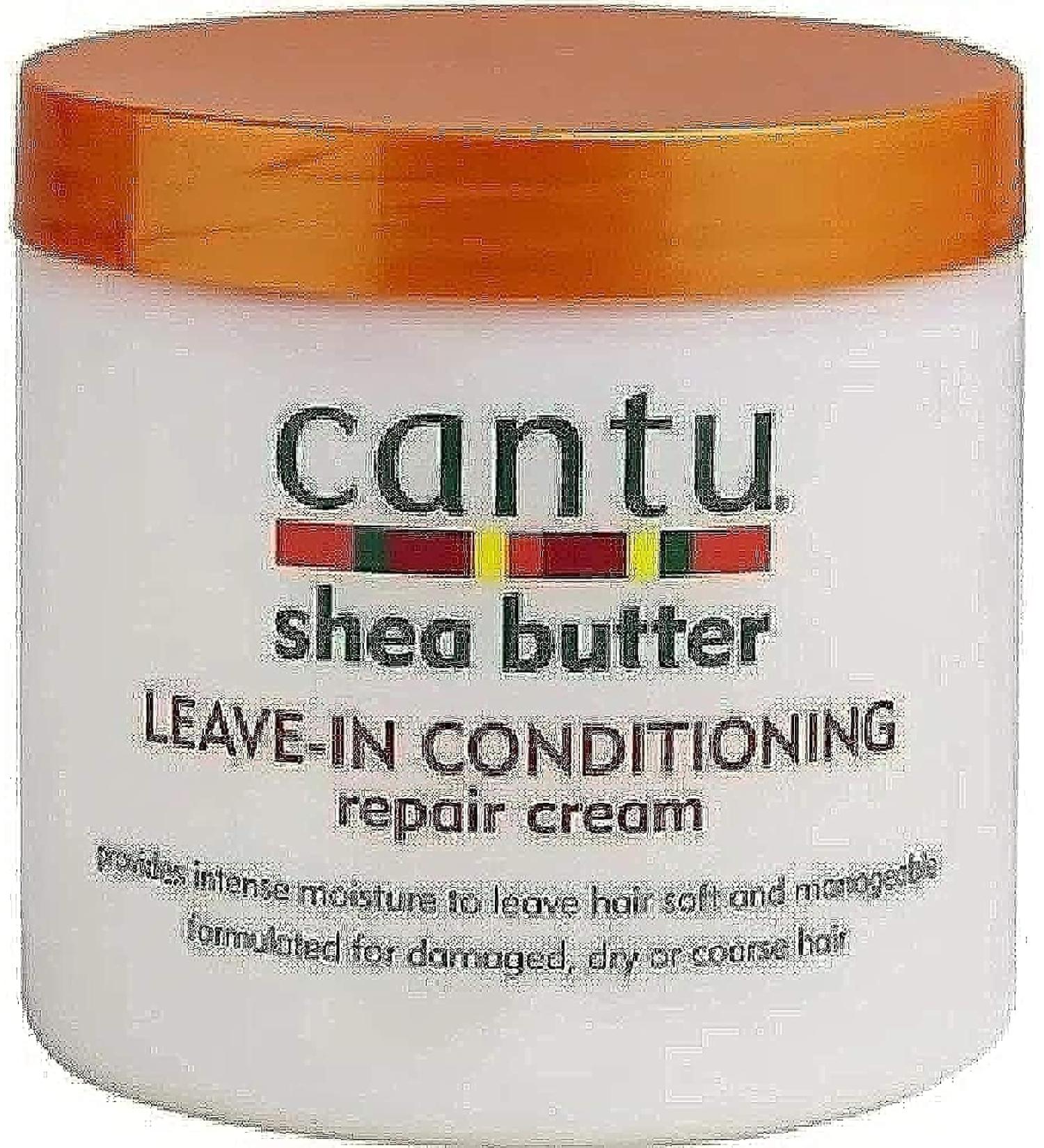 SHEA BUTTER 16.0 oz LEAVE-IN CONDITIONING REPAIR CREAM By CANTU