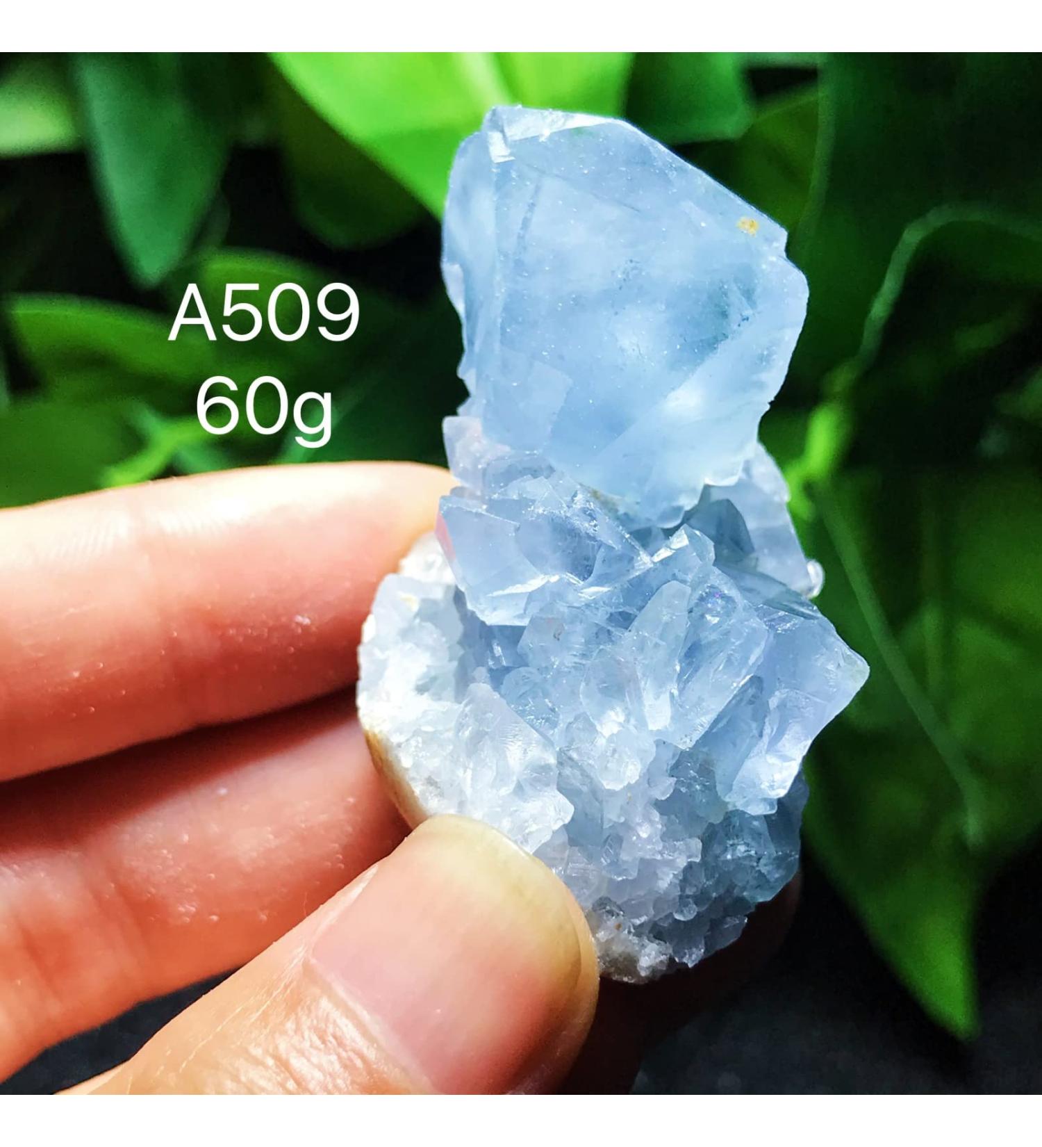 Natural Blue Celestite Crystal Irregular Cluster Geode Specimen for Home Decoration Collection Study A509 Crystal Cluster