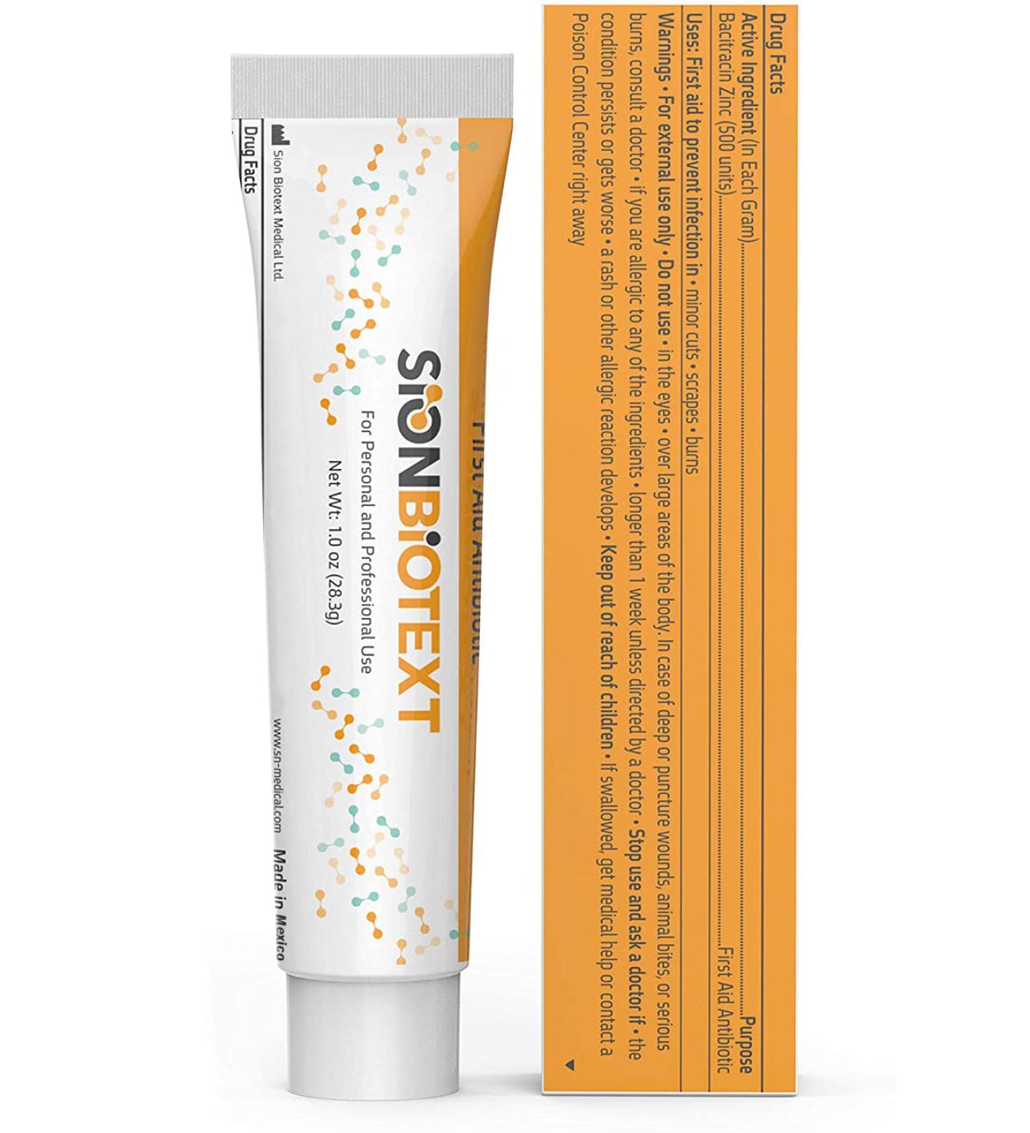 Buy Bacitracin Zinc Ointment - 1 oz First Aid Antibiotic Cream for Cuts Scrapes & Burns - Fast Healing & Wound Care Solution - Buy Online on GoSupps.com