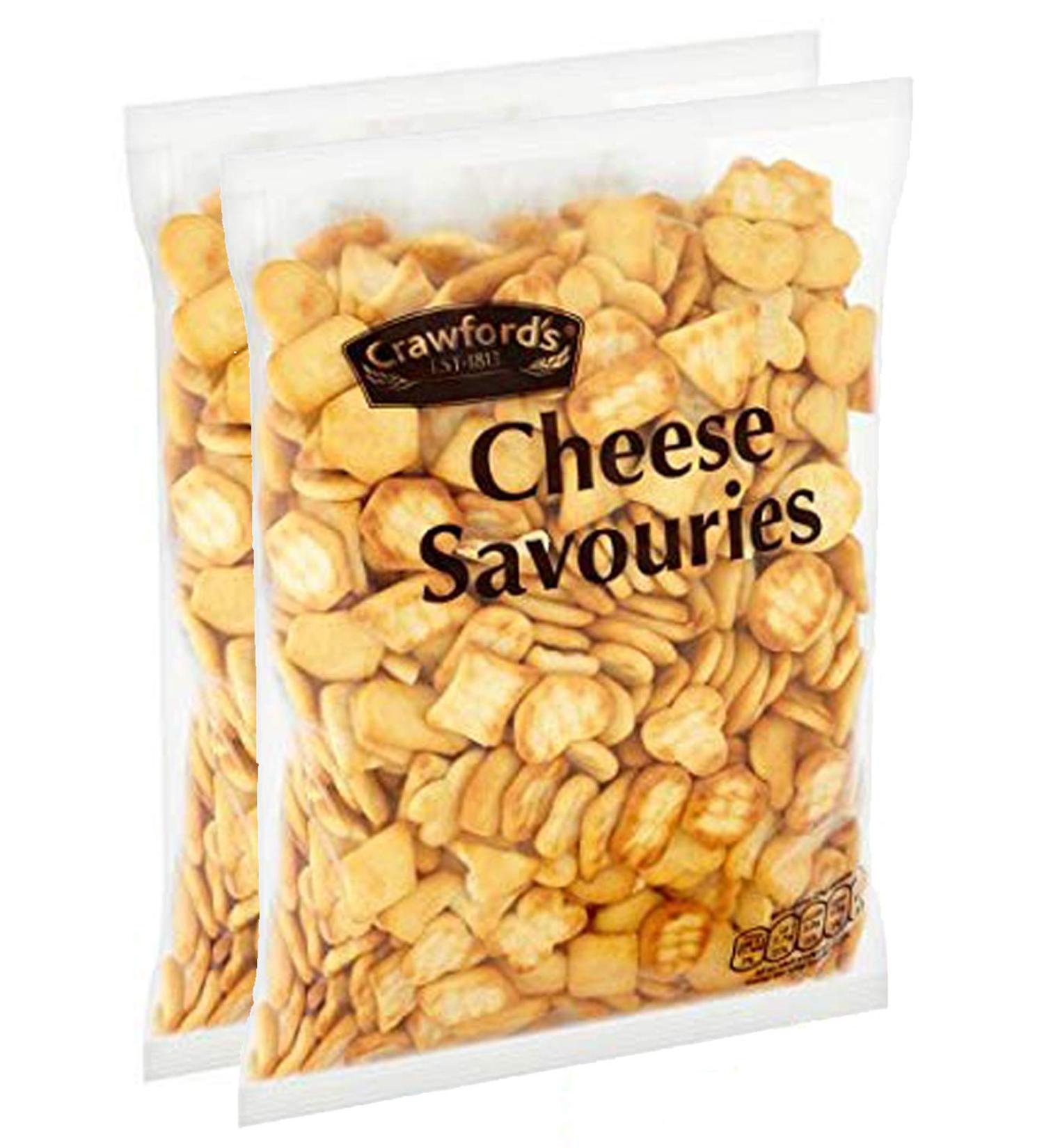 Crawford's Cheese Savouries (325 g) – Lot de 2