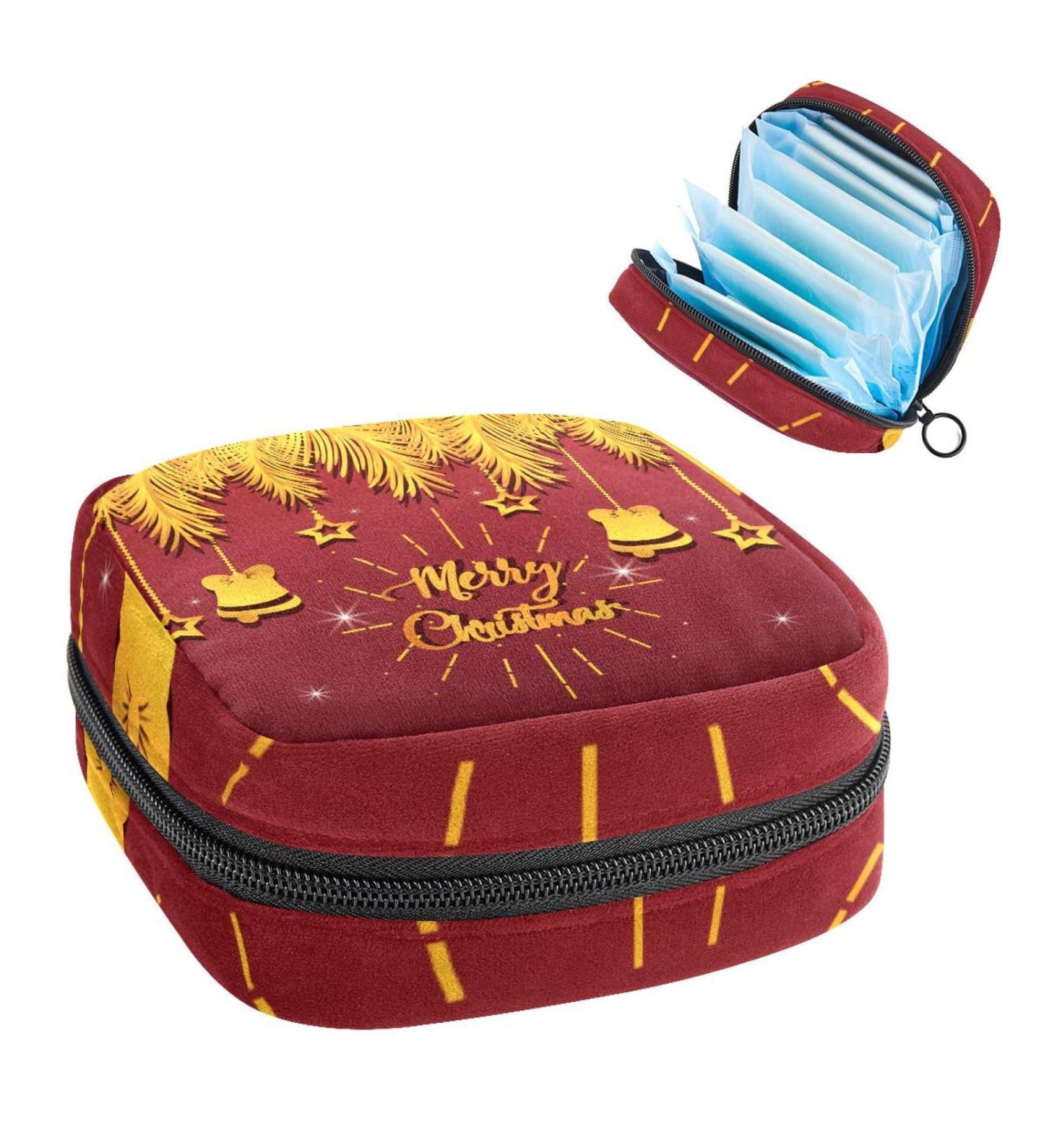 Gold Pine Branches with Ornaments & Women's Menstrual Care Bags | Stylish & Portable Solutions for Teens & Women - Buy Online on GoSupps.com