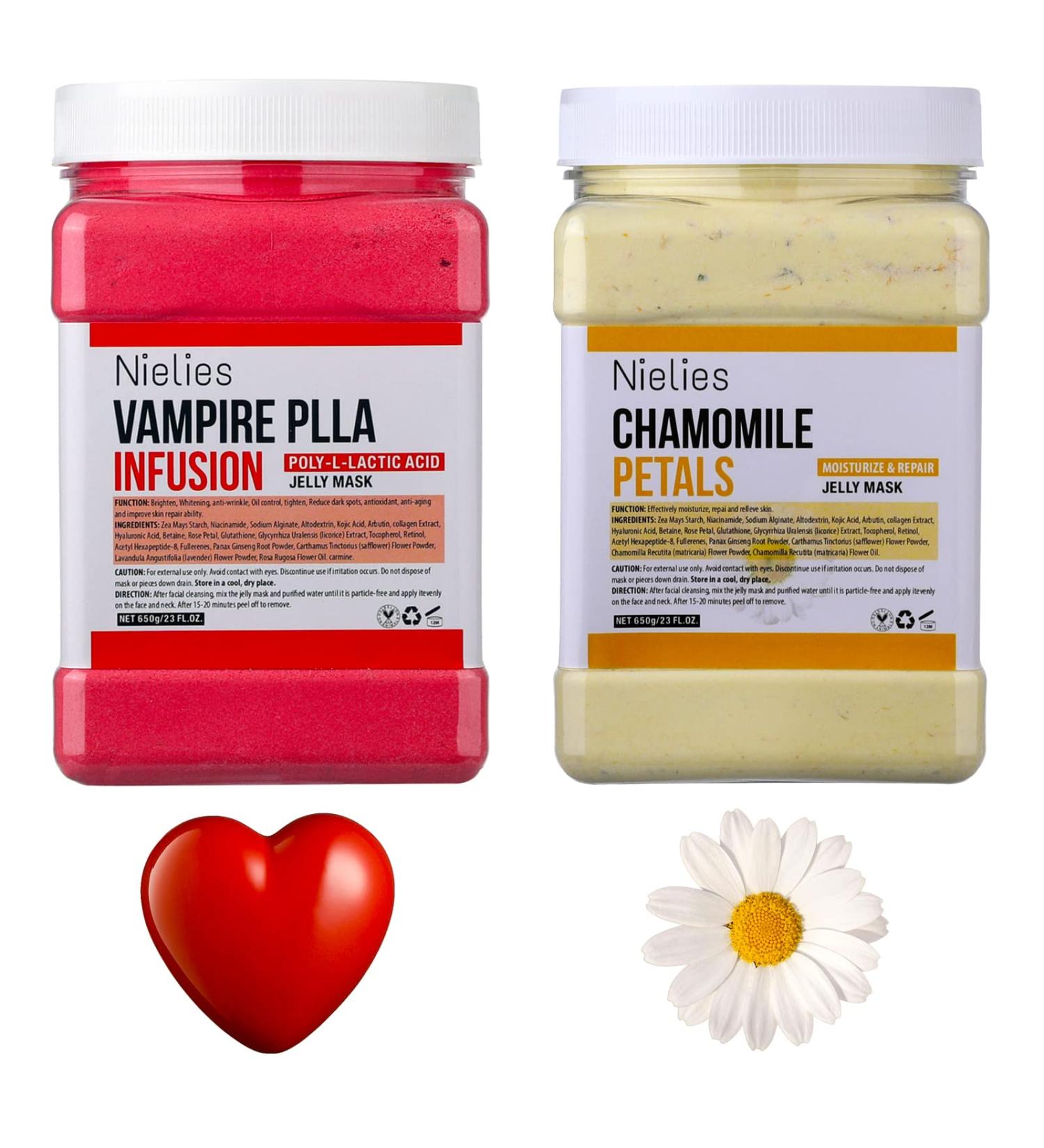 Nielies Vampire & Chamomile Patel Jelly Mask Set for Instant Hydration & Anti-Aging - Buy Online on GoSupps.com